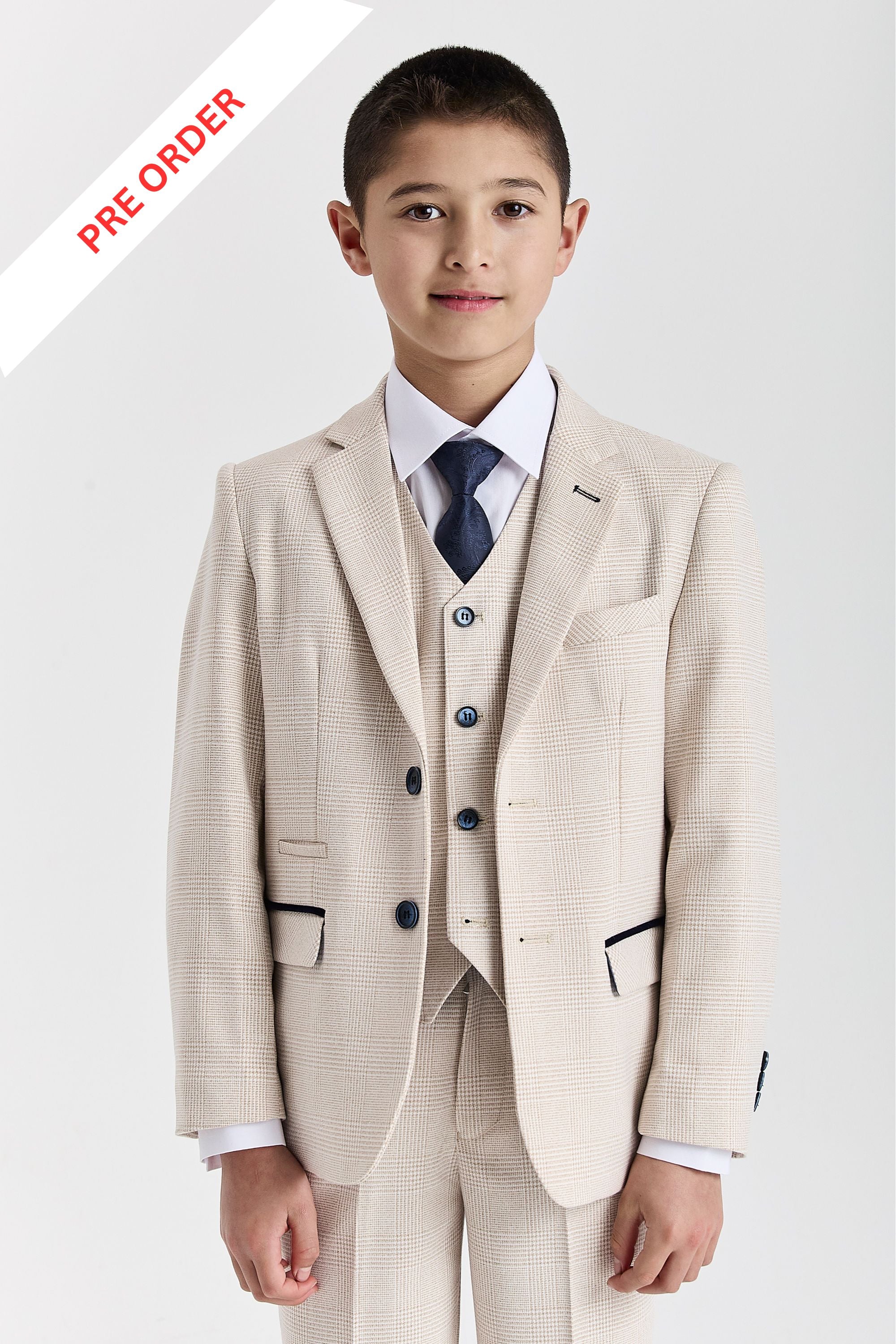 Device - Boy's Regent Cream Three Piece Suit