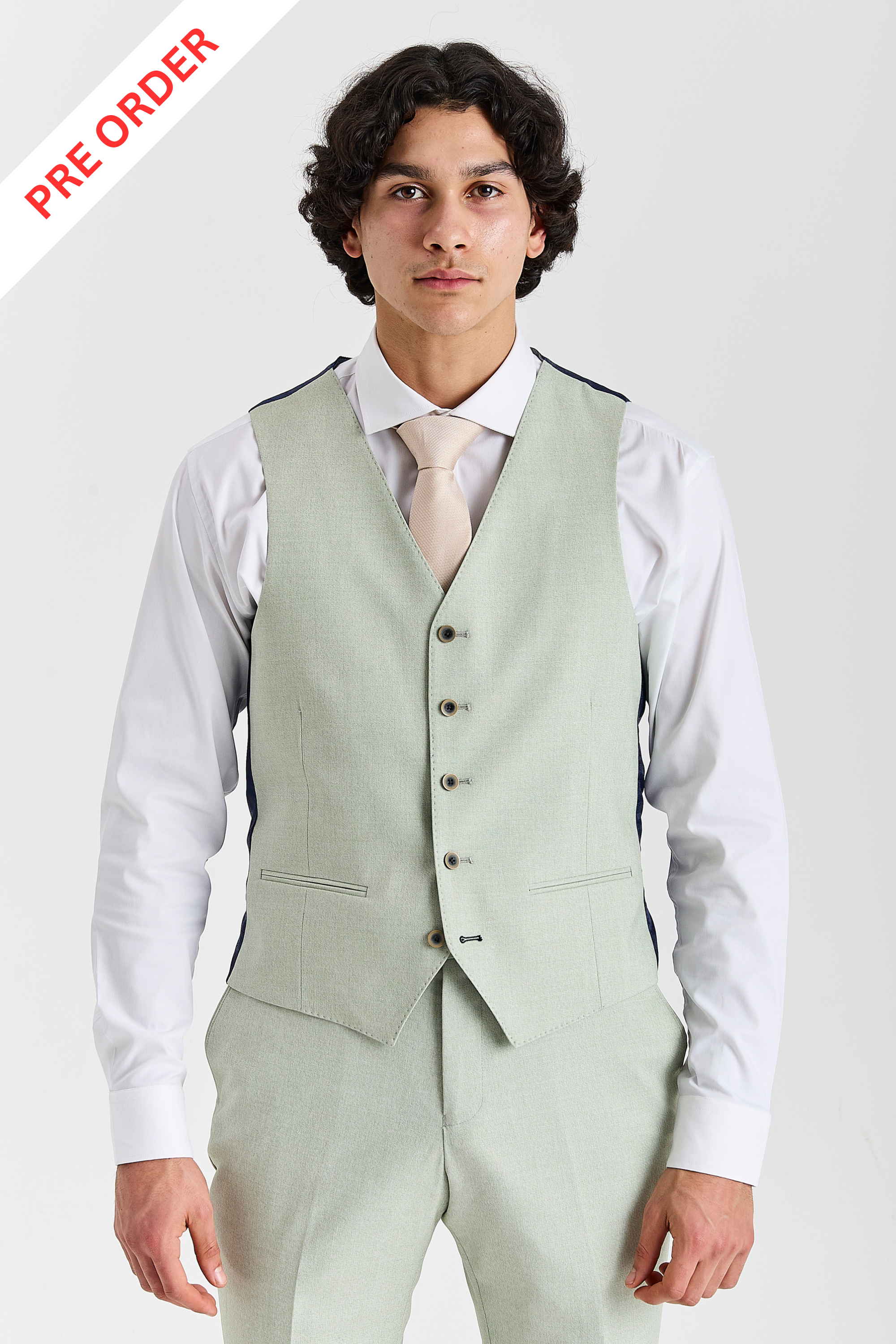 Belmont - Men's Sage Waistcoat