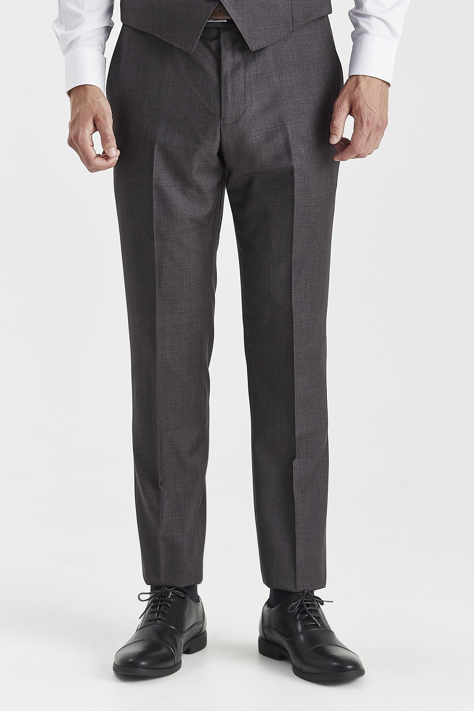 Charles - Men's Charcoal Trousers