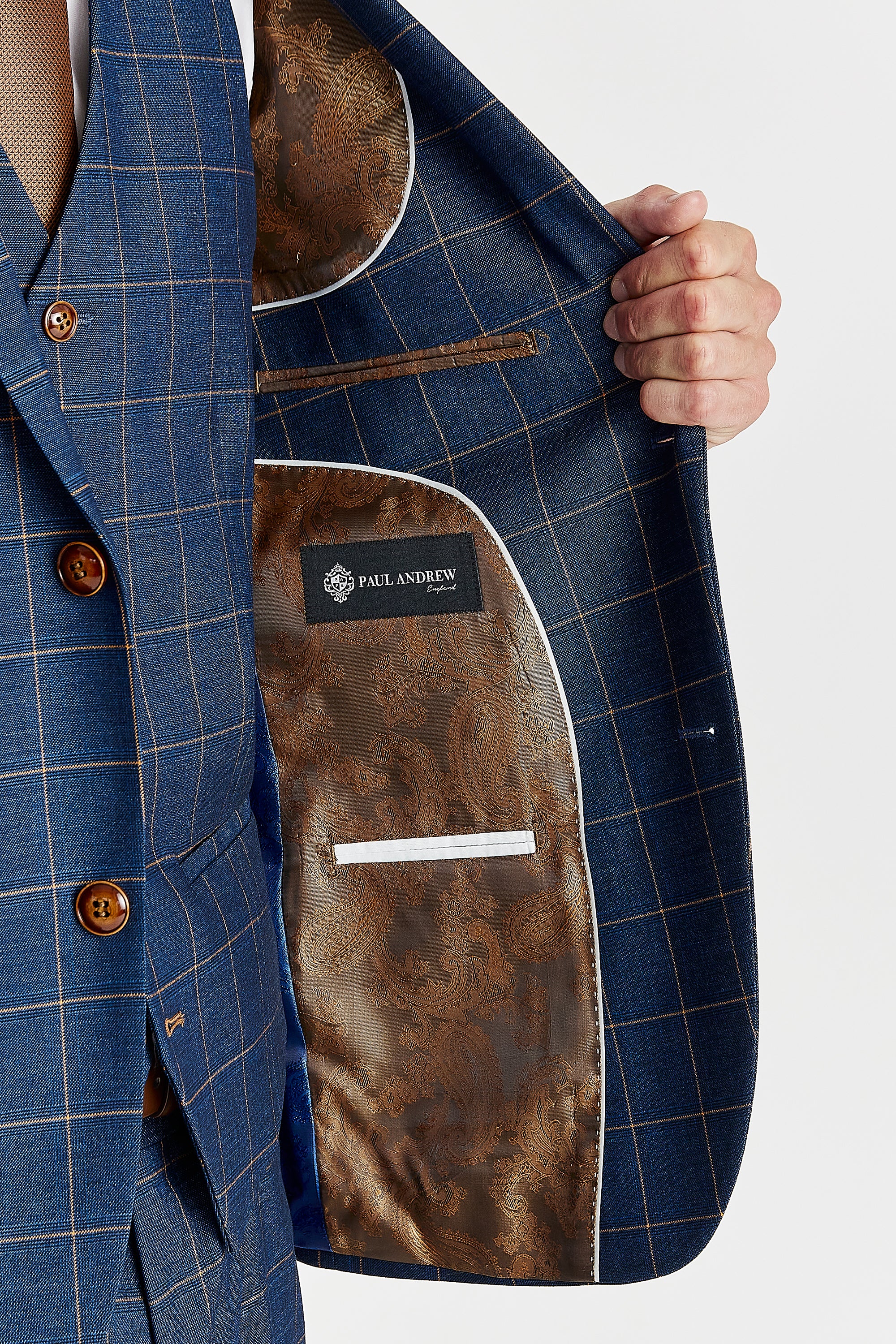 Hamleys - Men's Navy Check Blazer