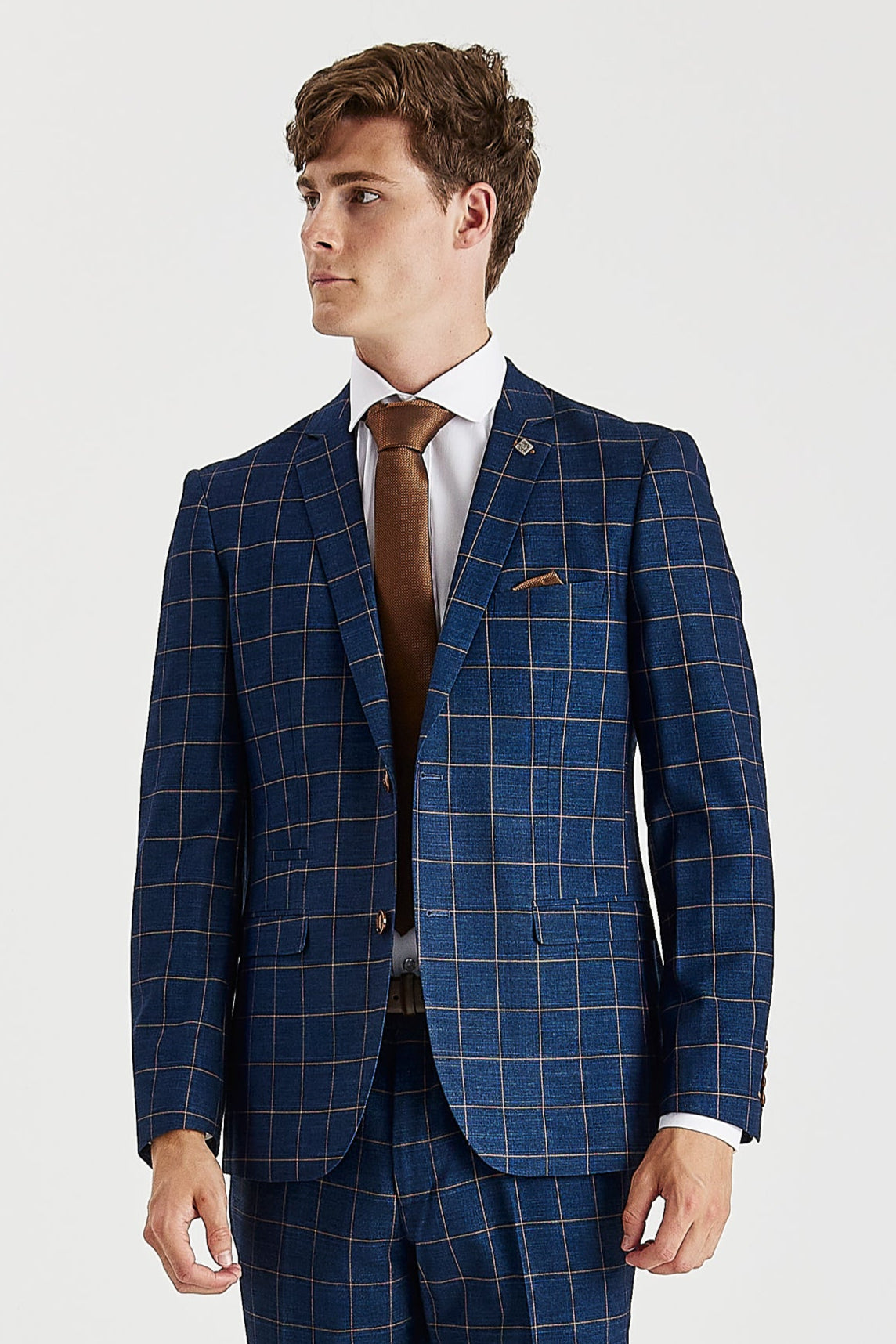 Hamleys - Men's Navy Check Blazer