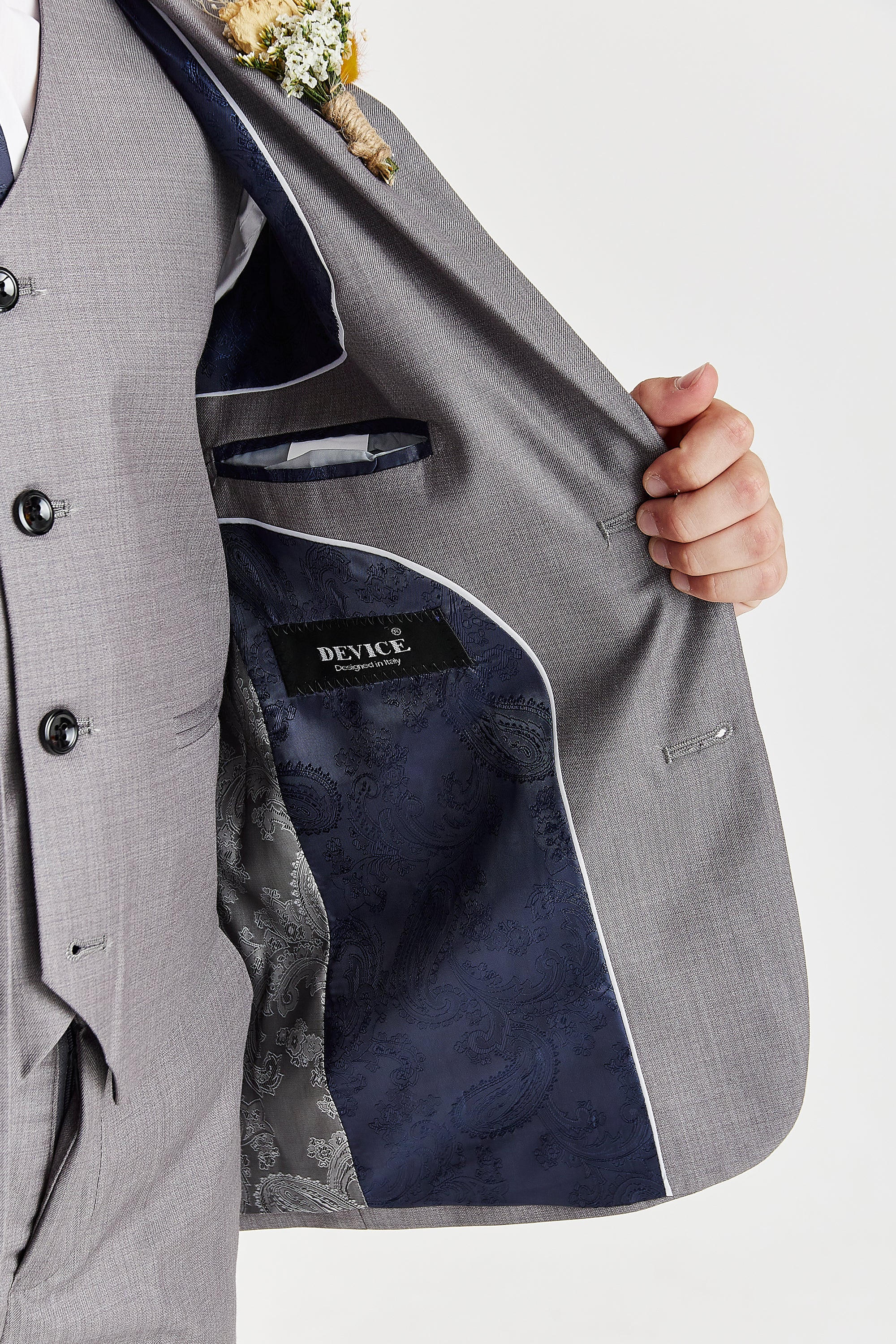 Device - Boy's Edward Grey Three Piece Suit
