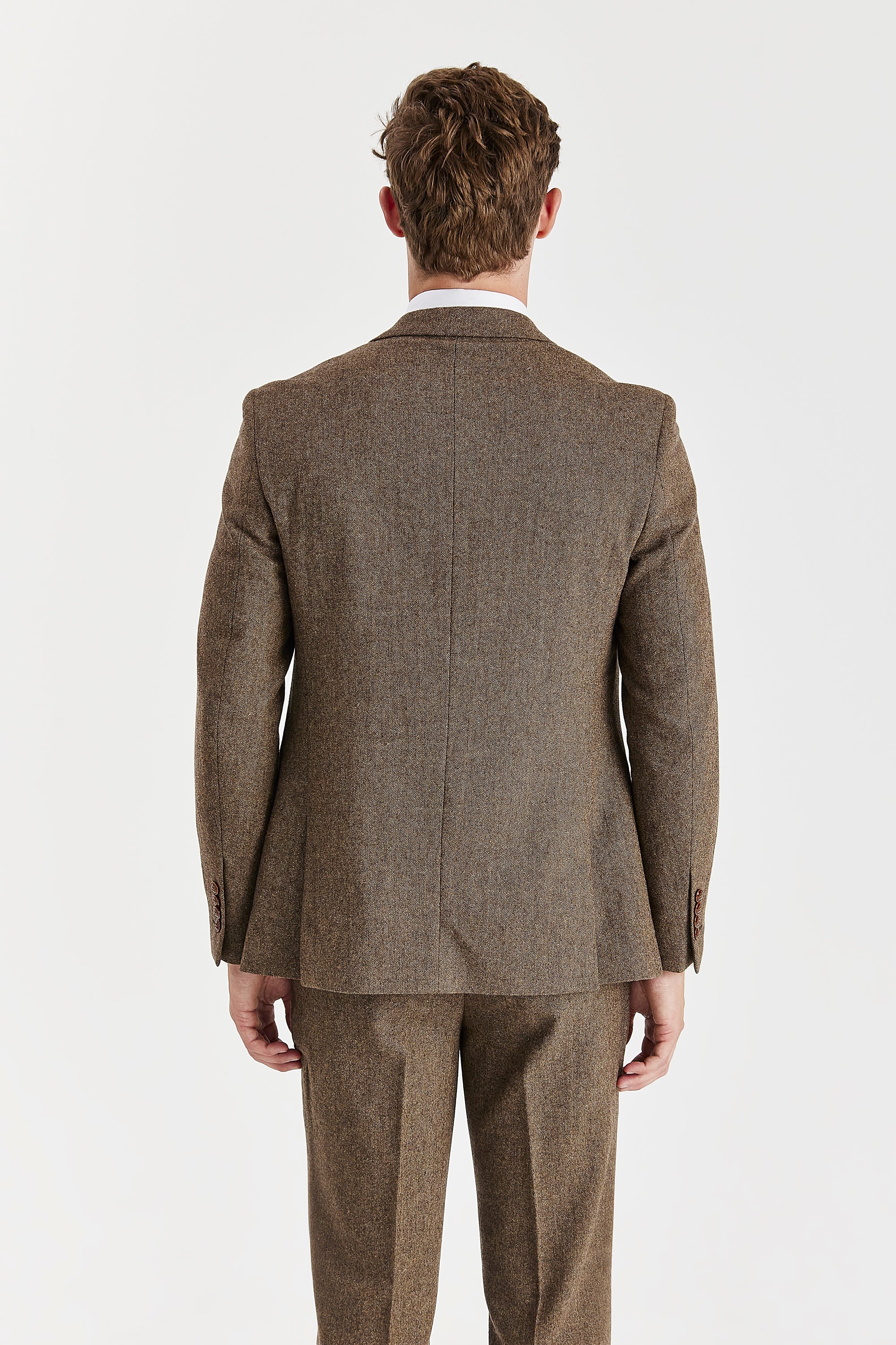Oscar Brown Tweed Three Piece Suit