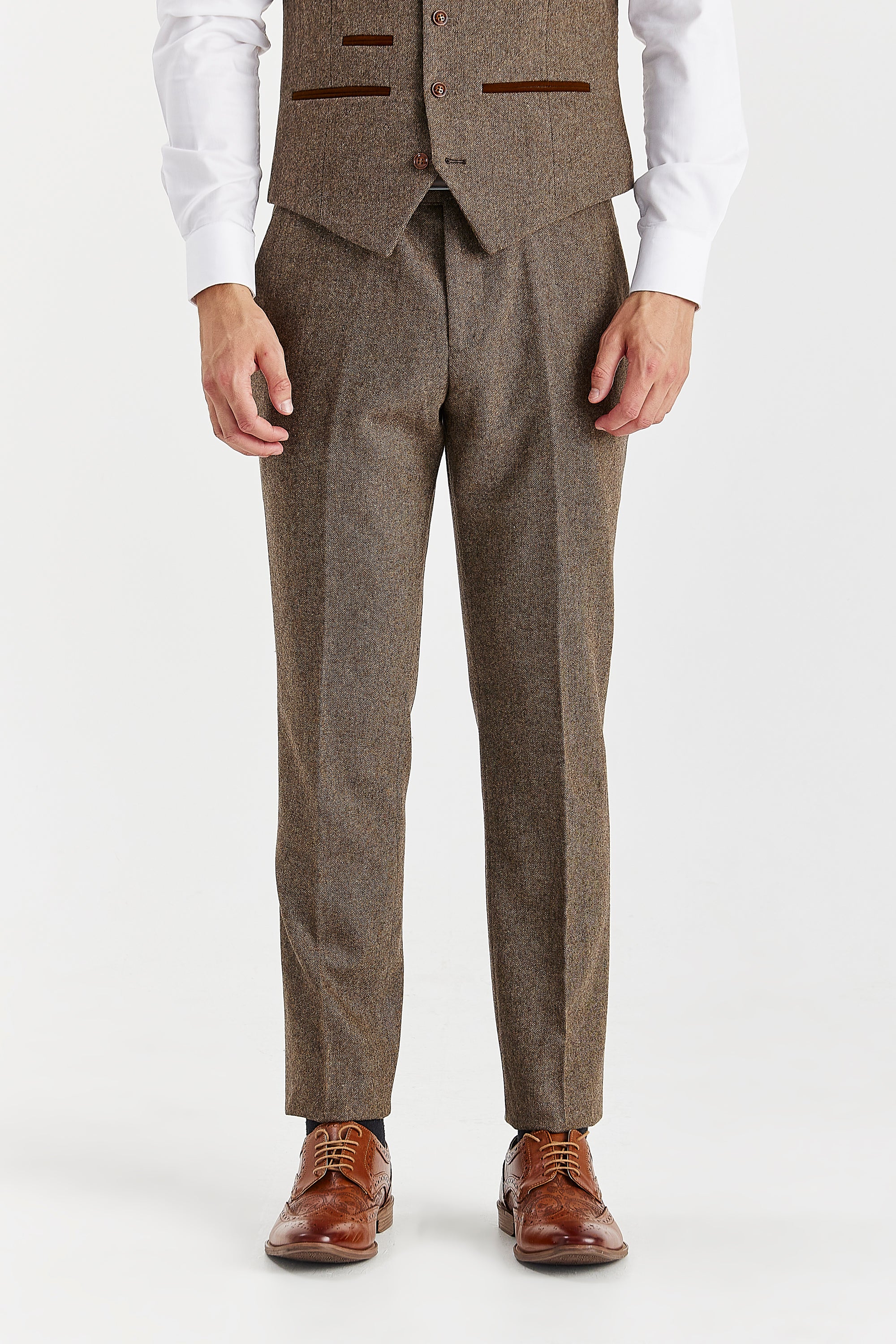 Oscar Brown Tweed Three Piece Suit