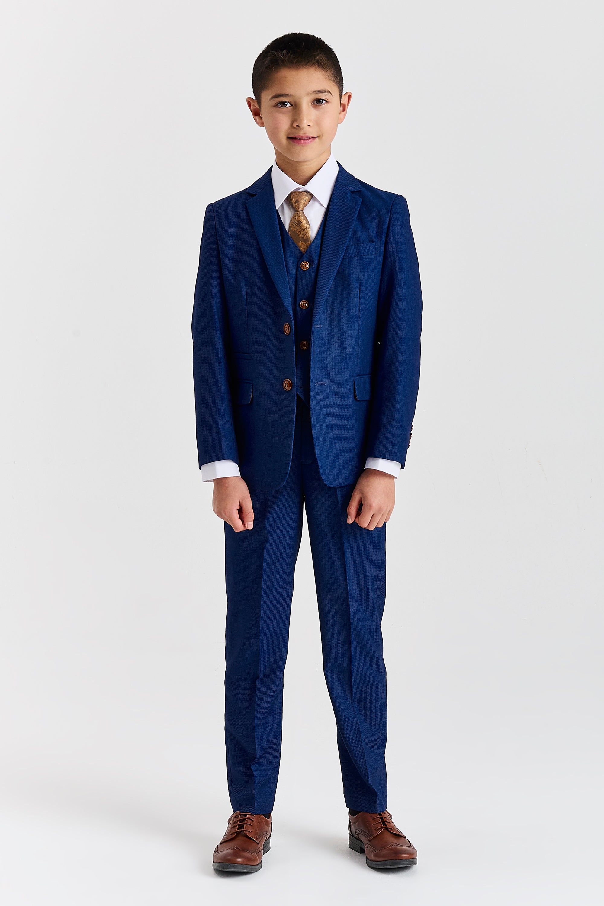 Device - Boy's Mayfair Blue Three Piece Suit