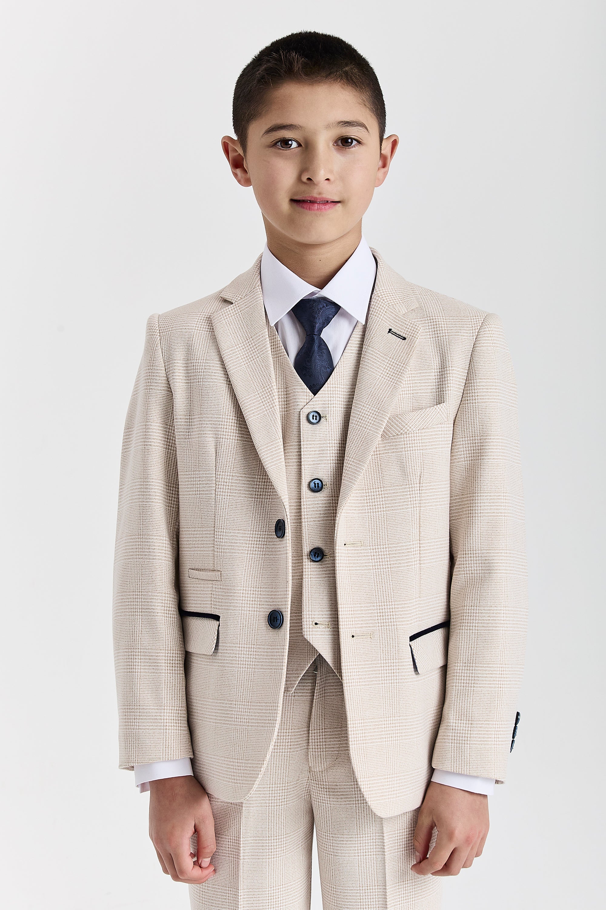 Device - Boy's Regent Cream Three Piece Suit