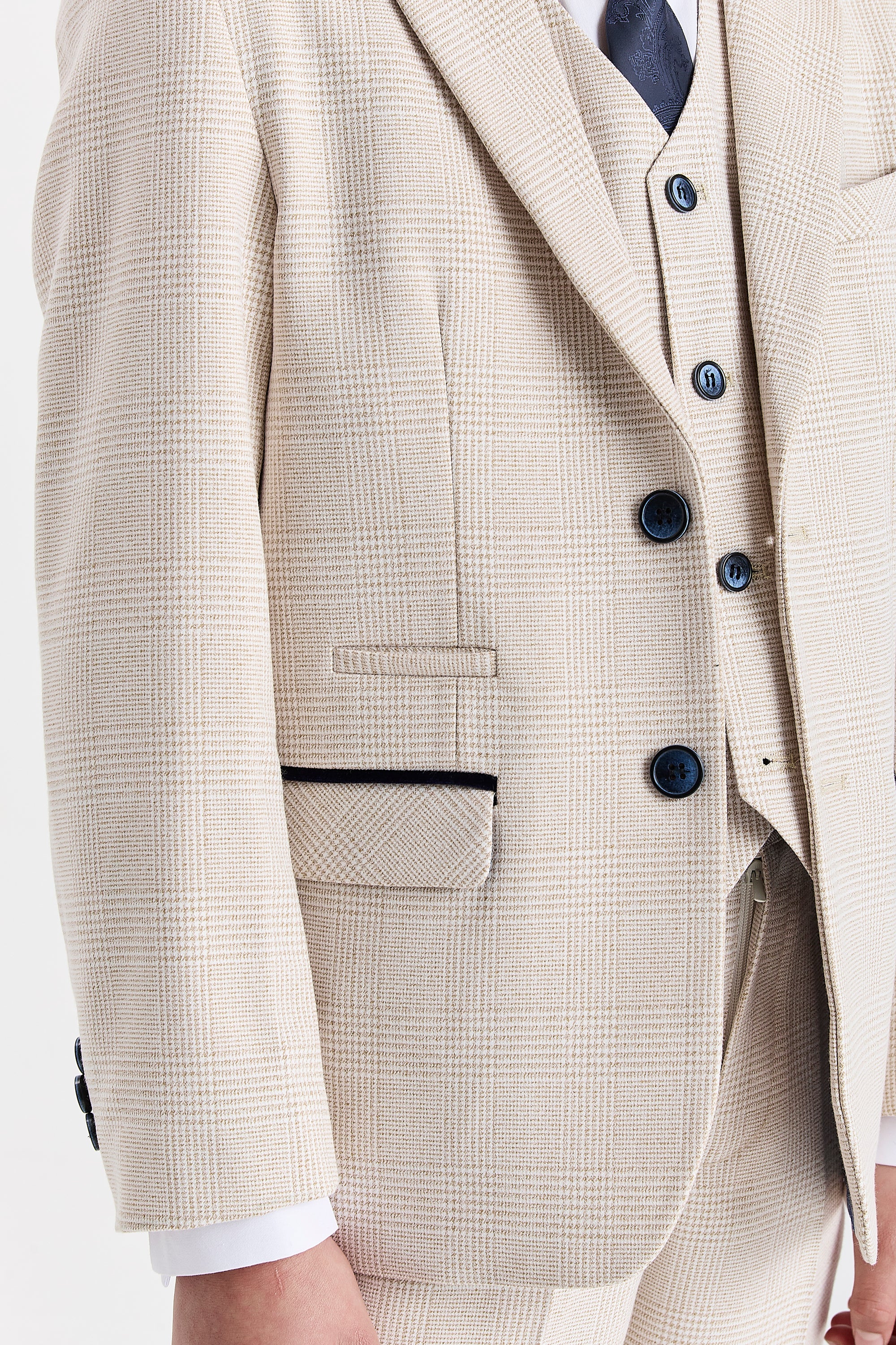 Device - Boy's Regent Cream Three Piece Suit