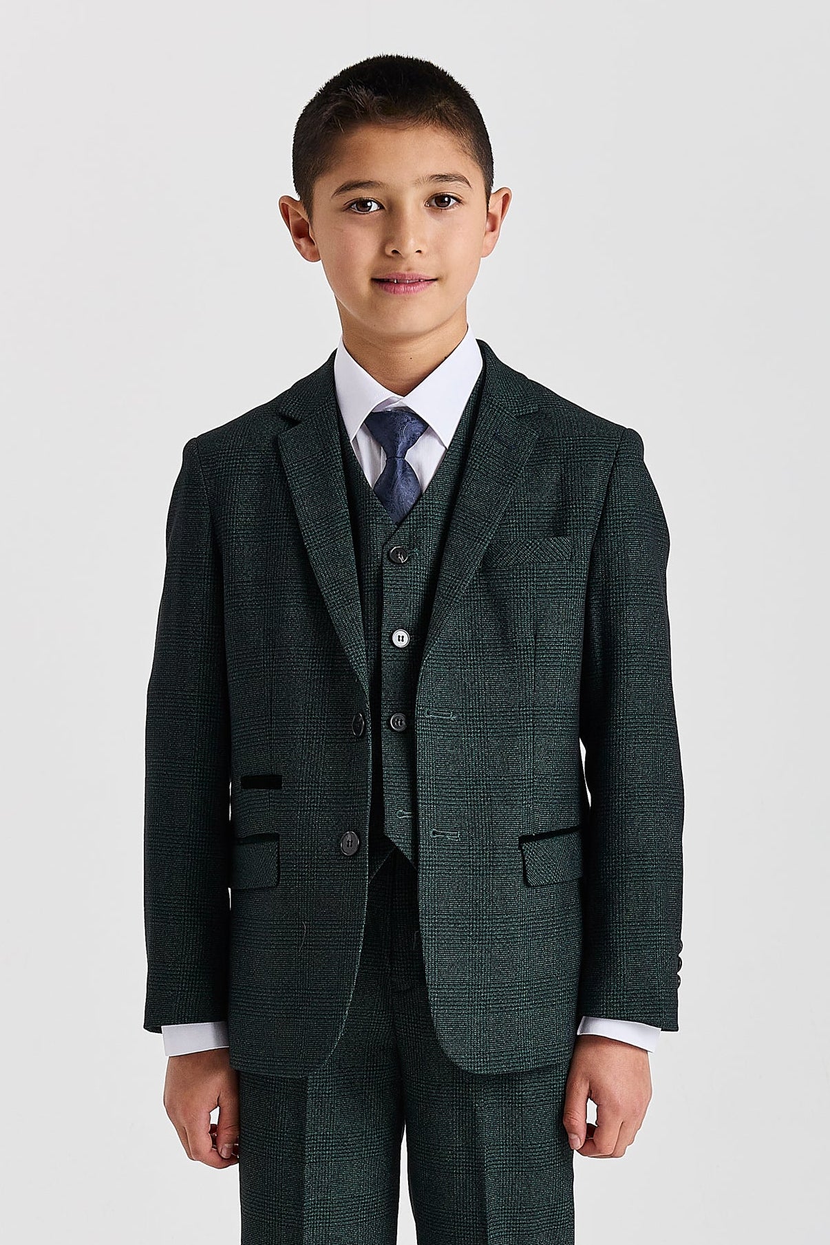 Device - Boy's Regent Olive Three Piece Suit