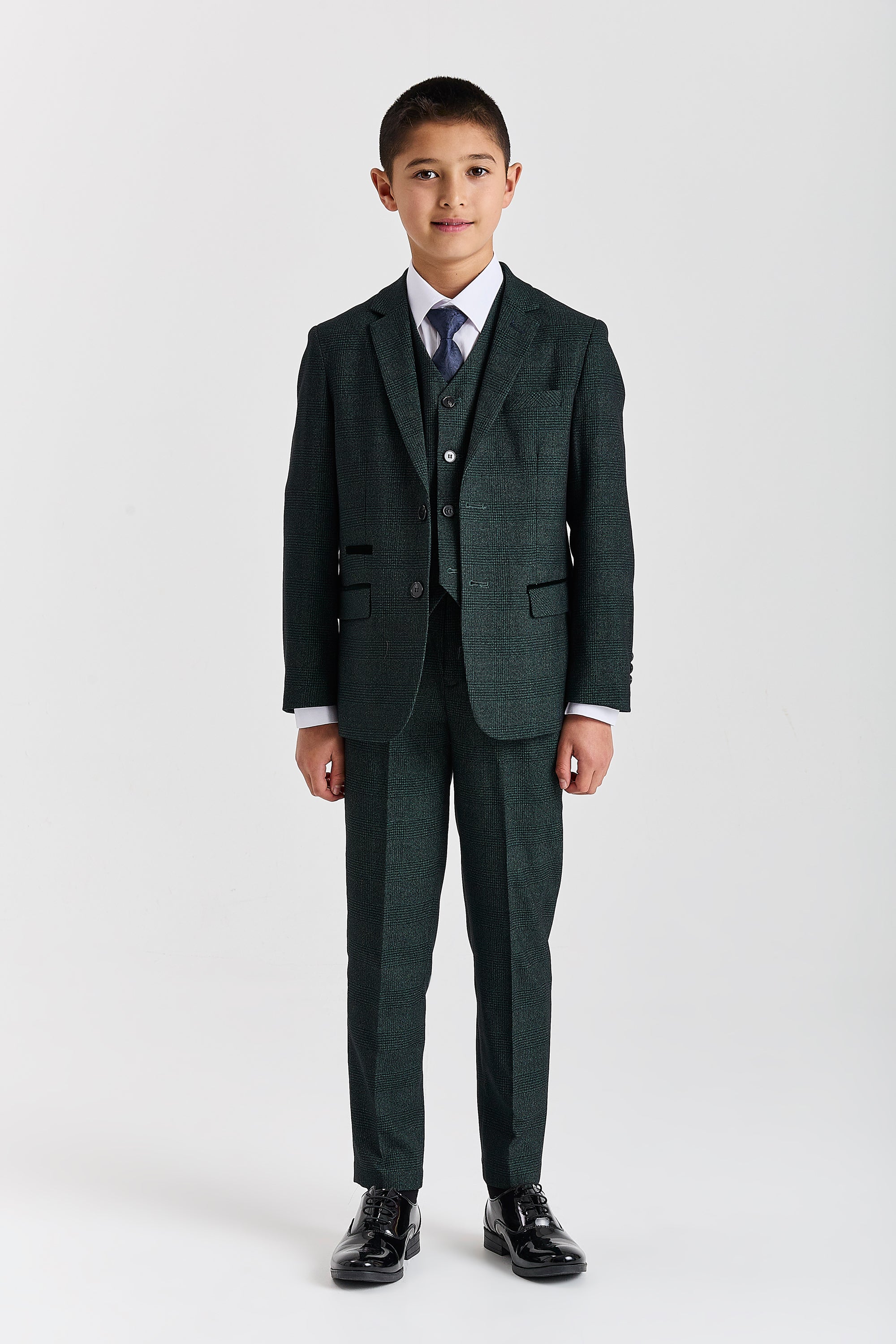 Device - Boy's Regent Olive Three Piece Suit