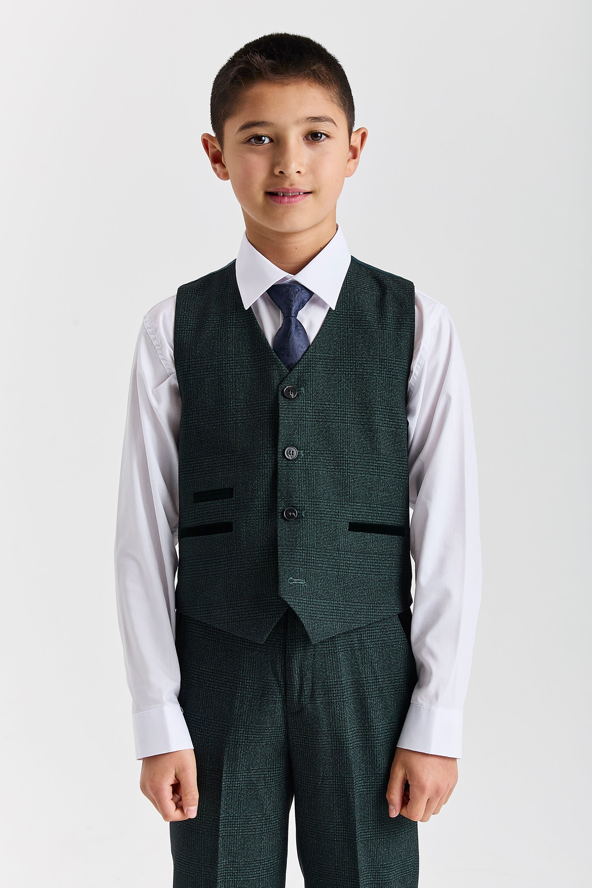 Device - Boy's Regent Olive Three Piece Suit