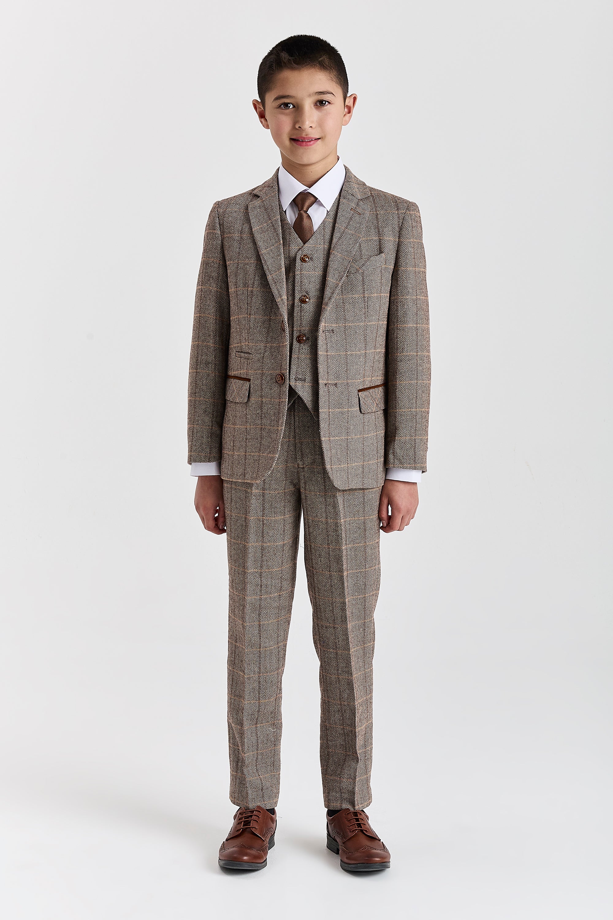 Device - Boy's Harris Brown Three Piece Suit
