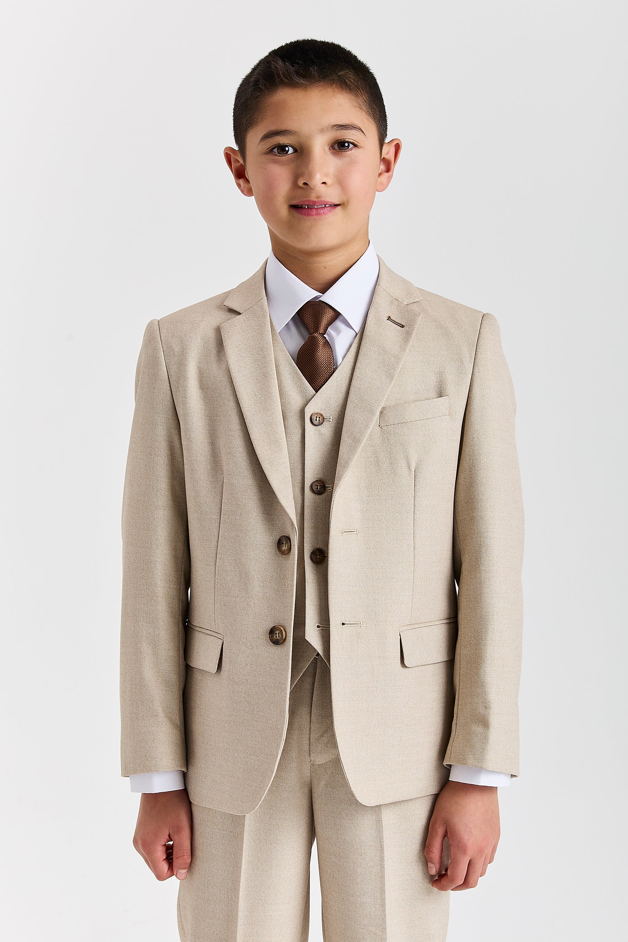 Belmont Beige Father & Son Suit