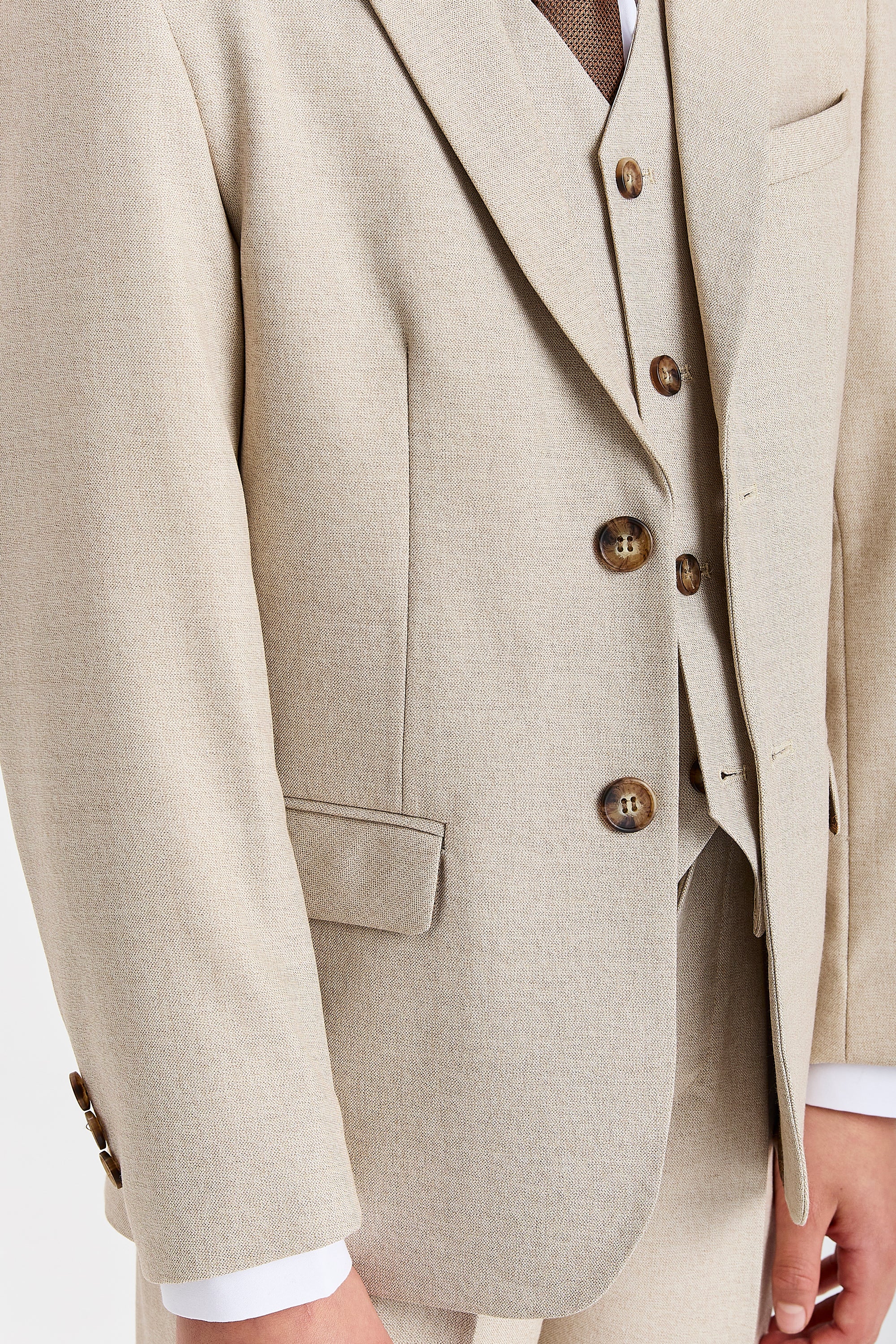 Belmont Beige Father & Son Suit