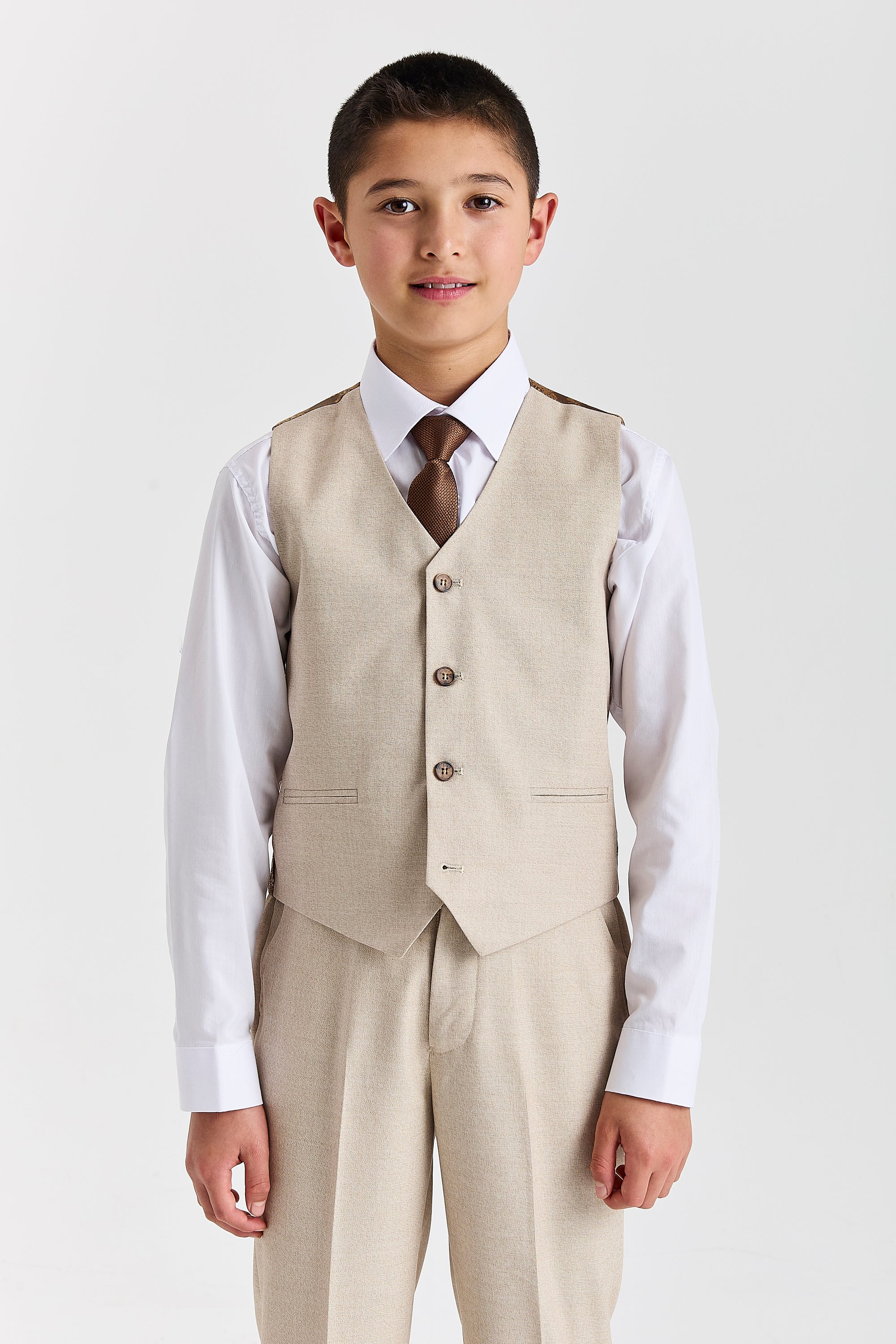 Belmont Beige Father & Son Suit