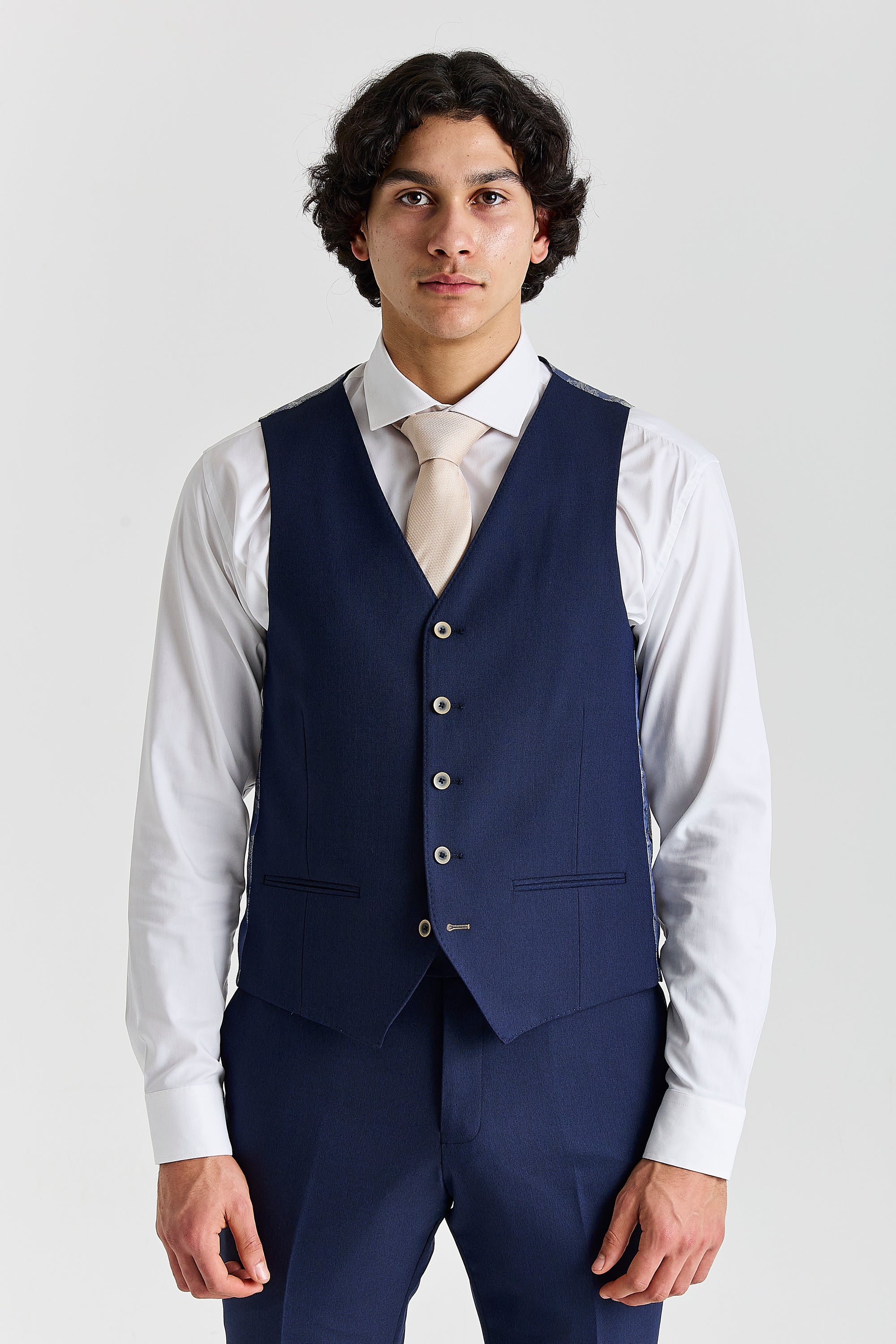 Belmont - Men's Navy Waistcoat