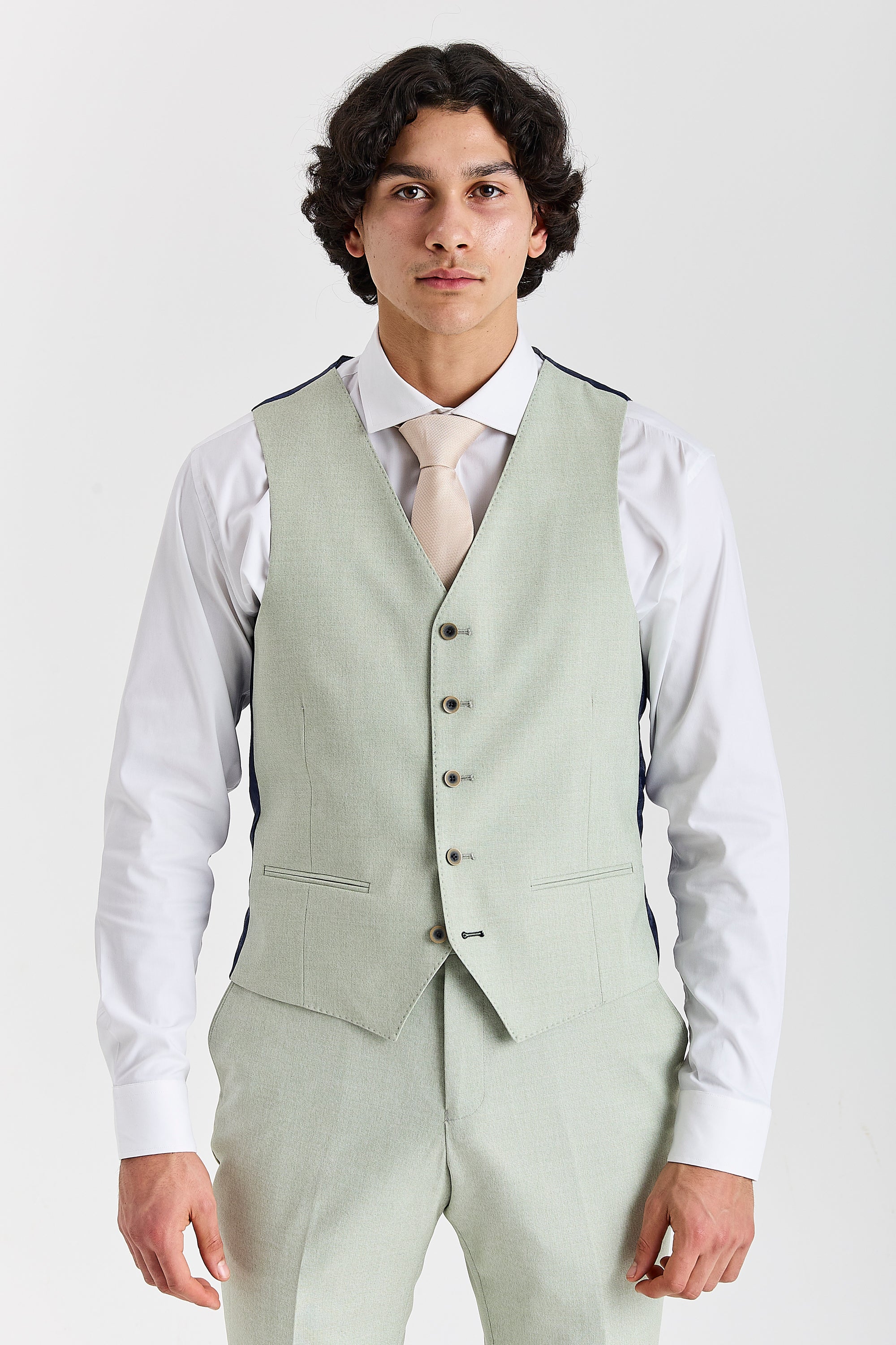 Belmont - Men's Sage Waistcoat
