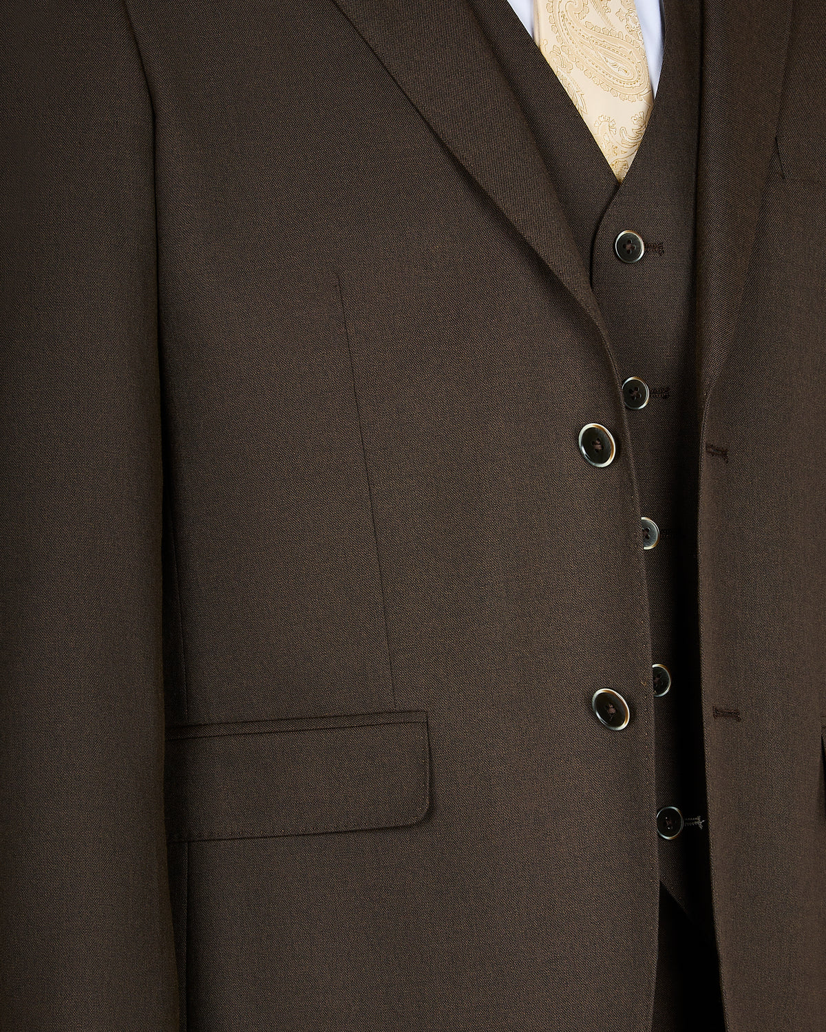 Belmont Brown Three Piece Suit