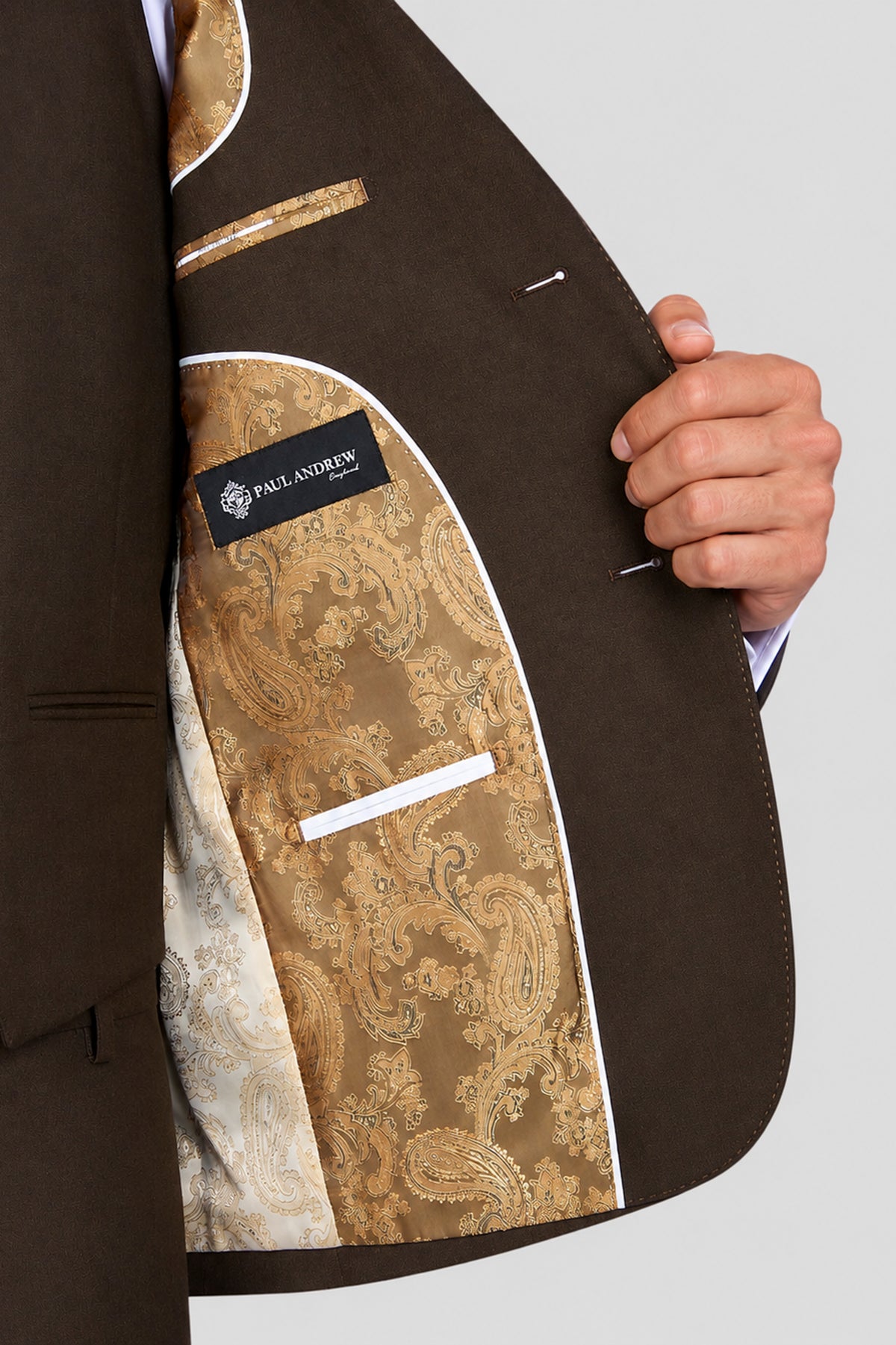 Belmont Brown Three Piece Suit