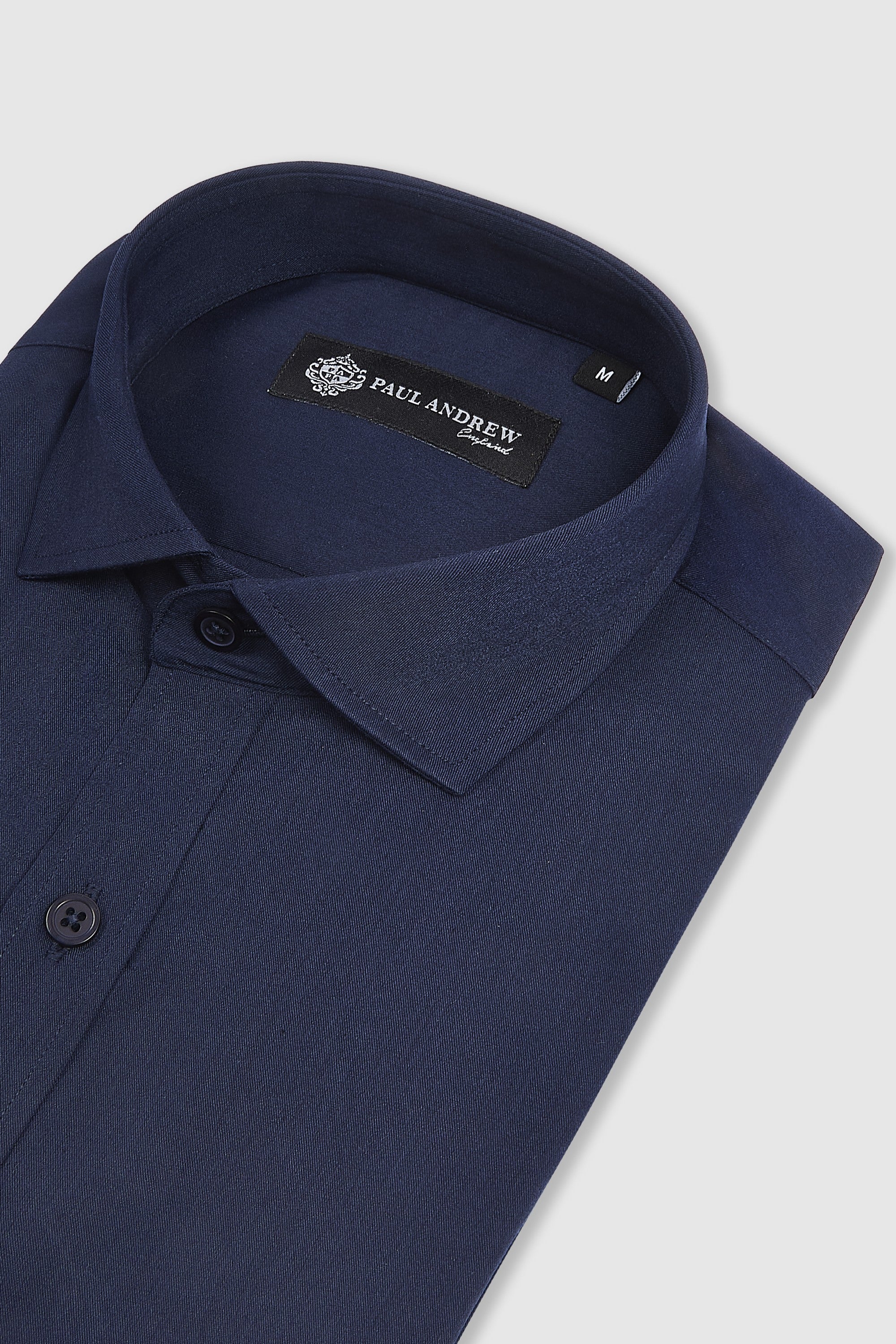 Oliver - Navy Cutaway Collar Shirt
