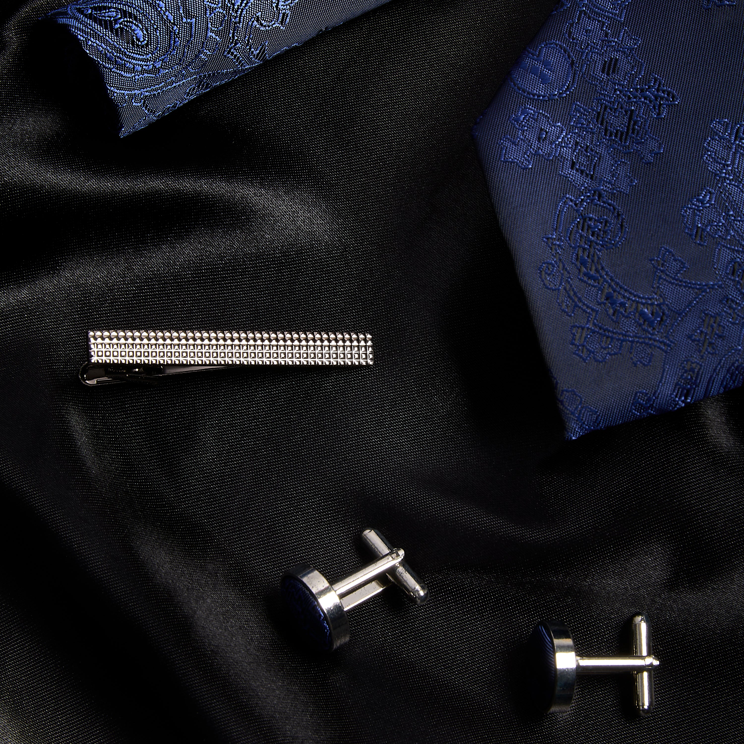 Paul Andrew - Navy Paisley Tie Set