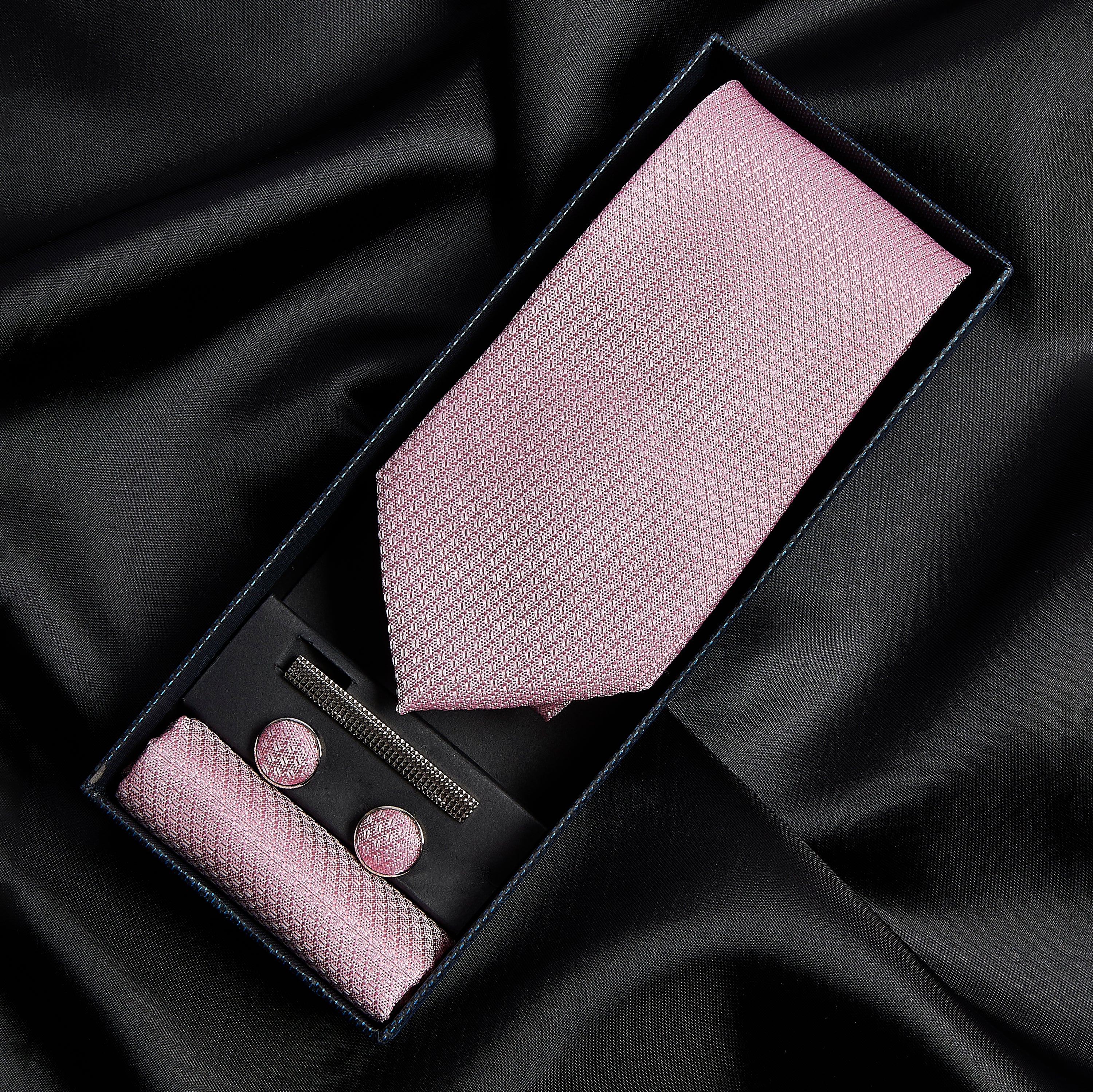 Paul Andrew - Light Pink Textured Tie Set