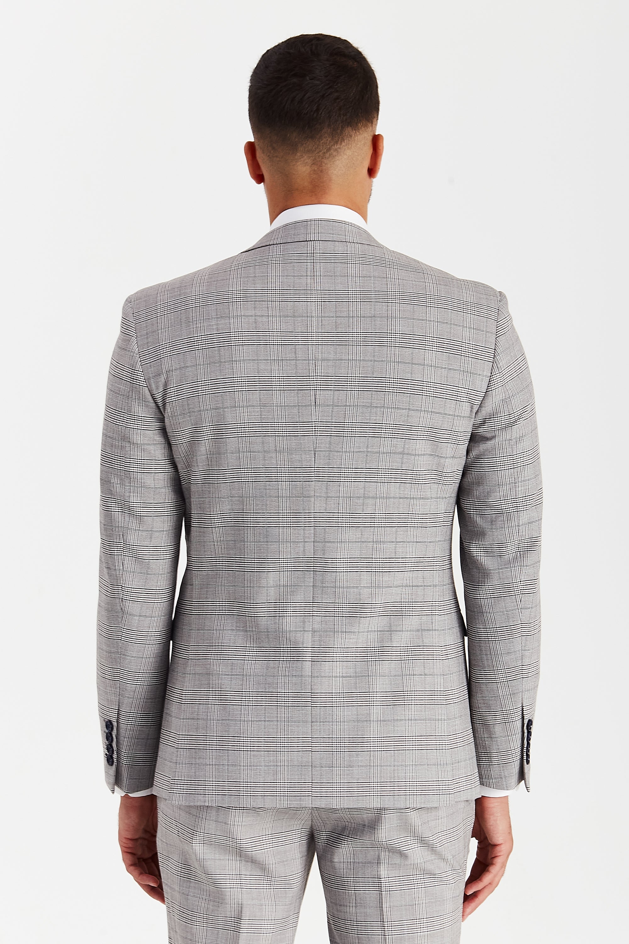 Hugo Grey Check Two Piece Suit