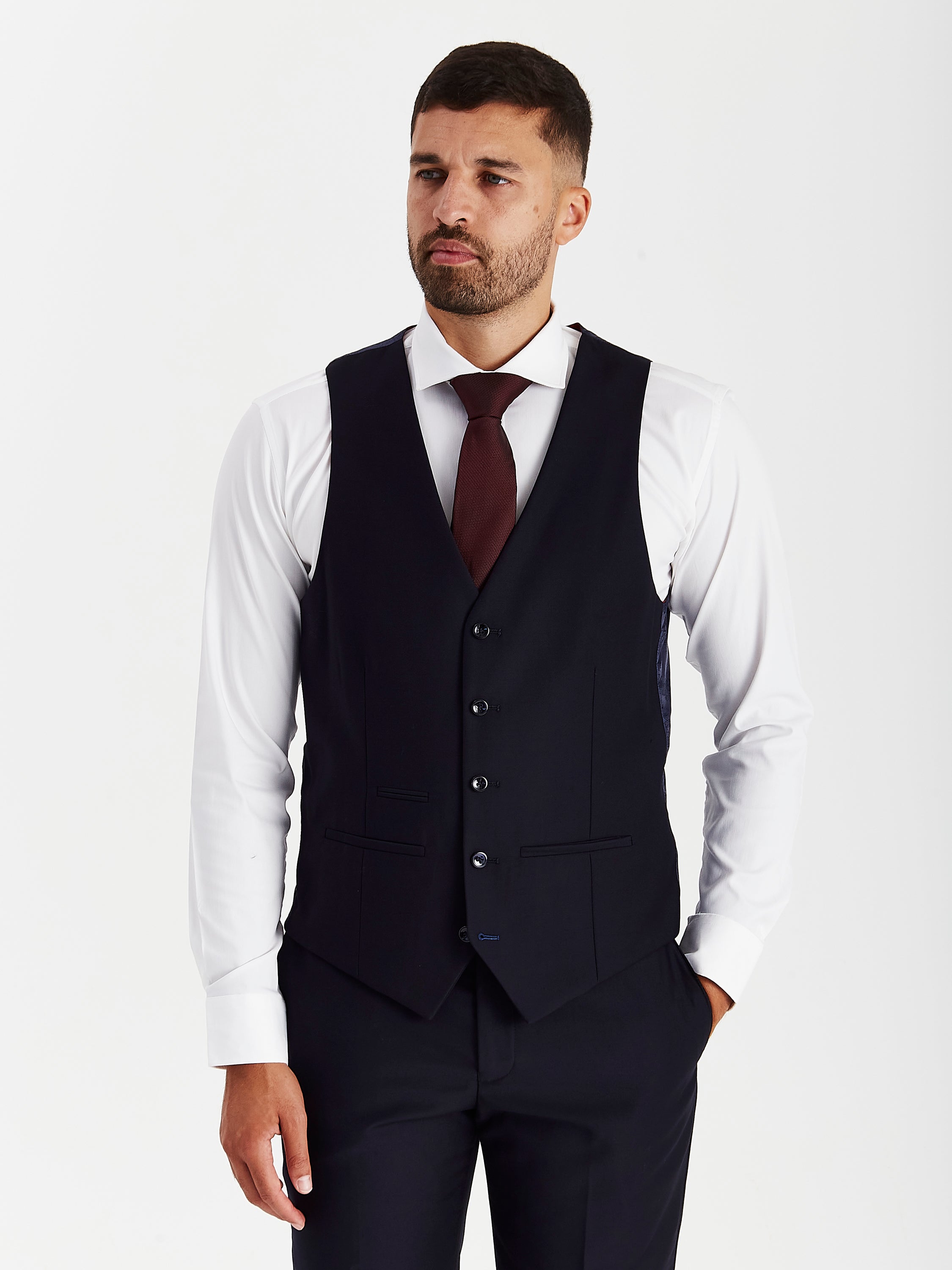 Parker - Men's Navy Waistcoat
