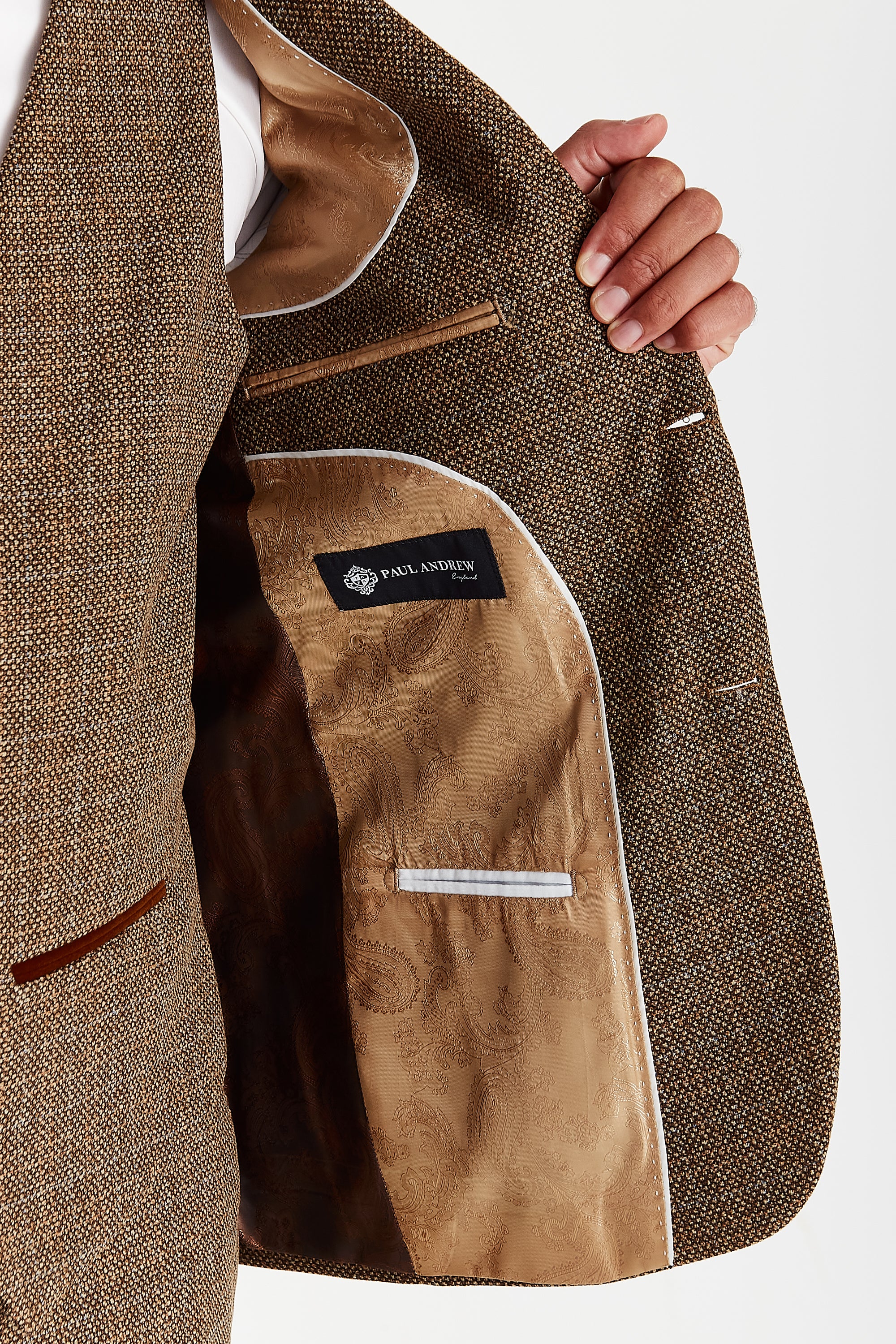 Ralph Brown Tweed Three Piece Suit