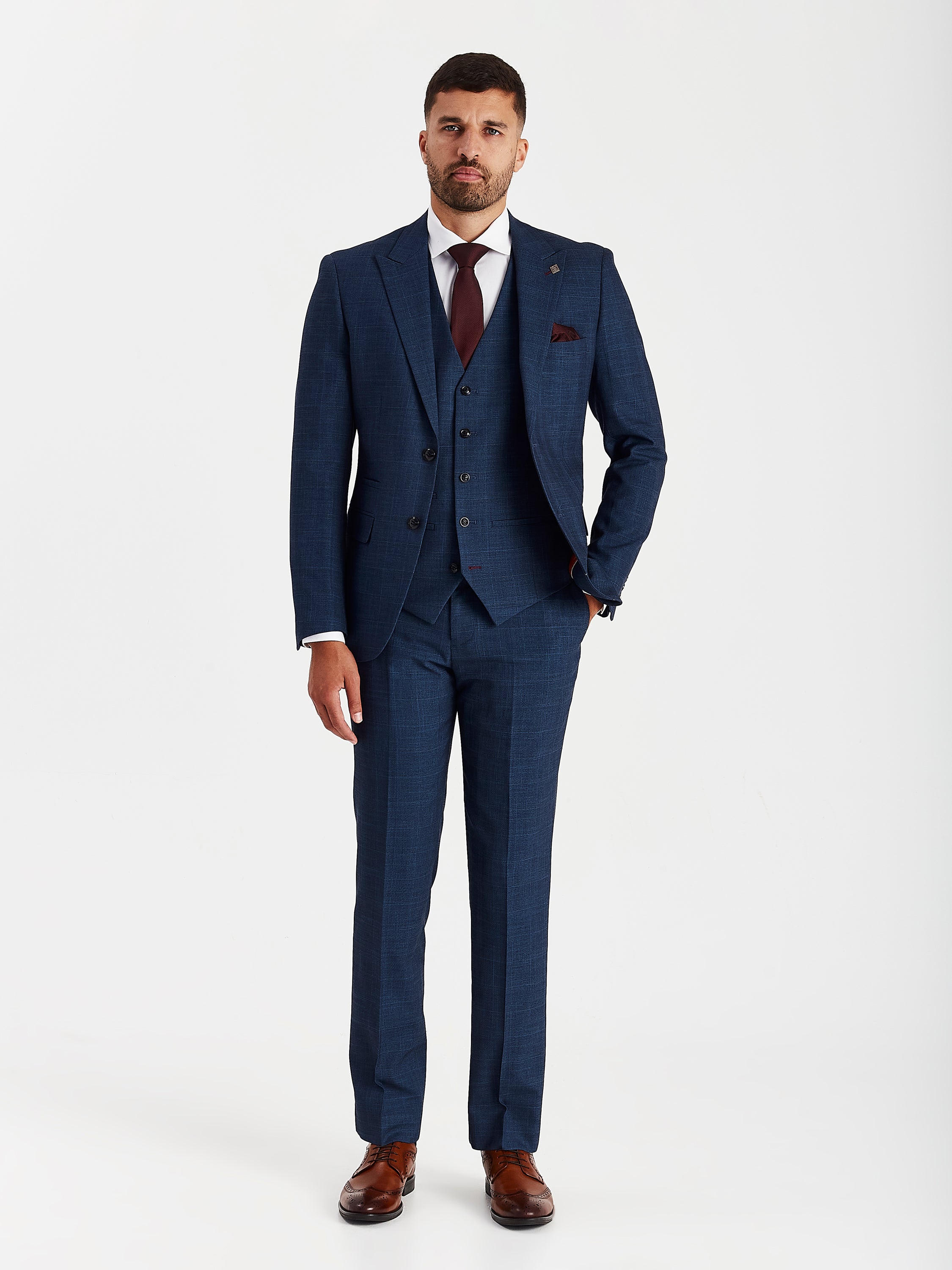 Viceroy Navy Men's Three Piece Suit