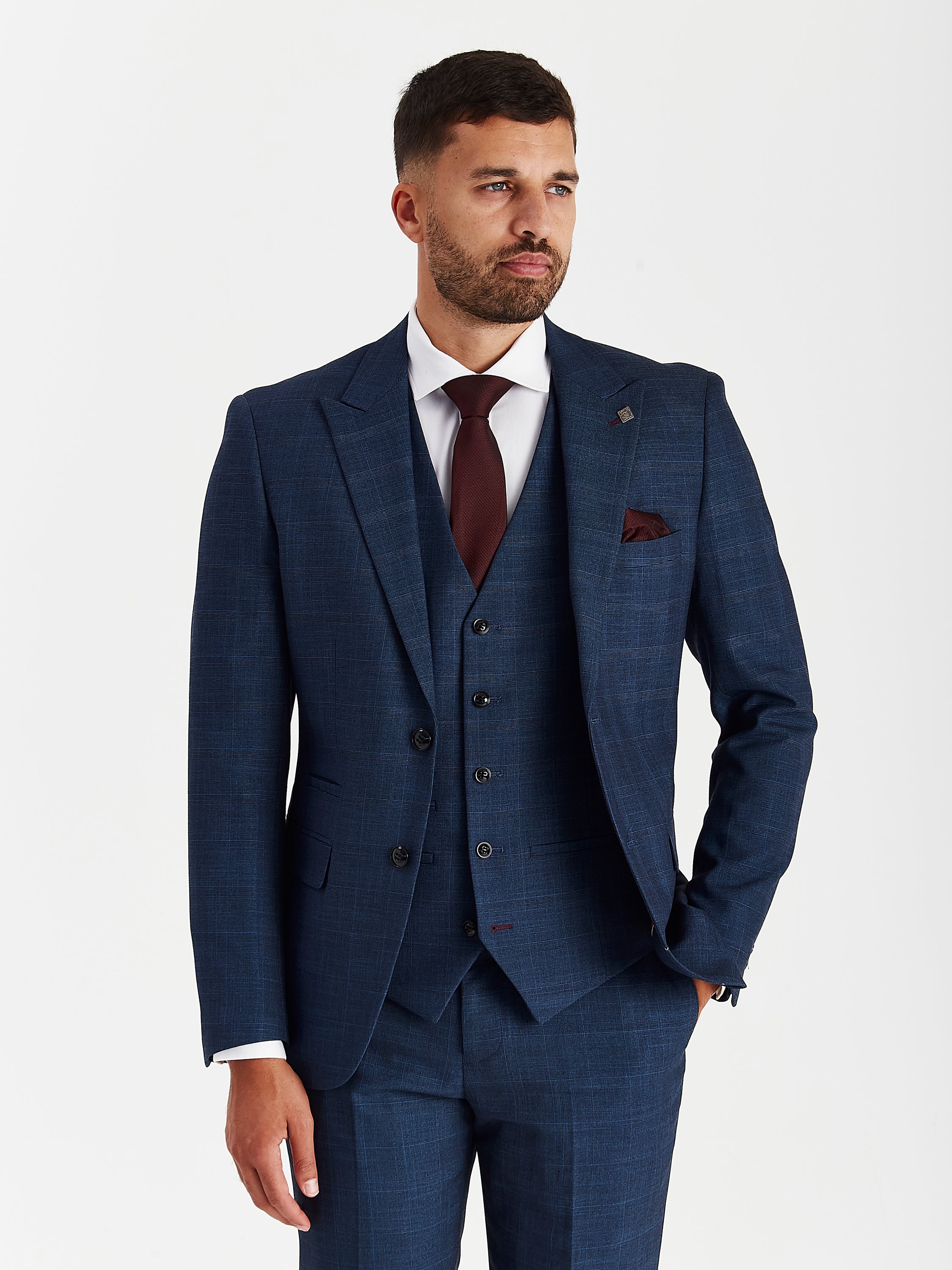 Viceroy Navy Men's Three Piece Suit