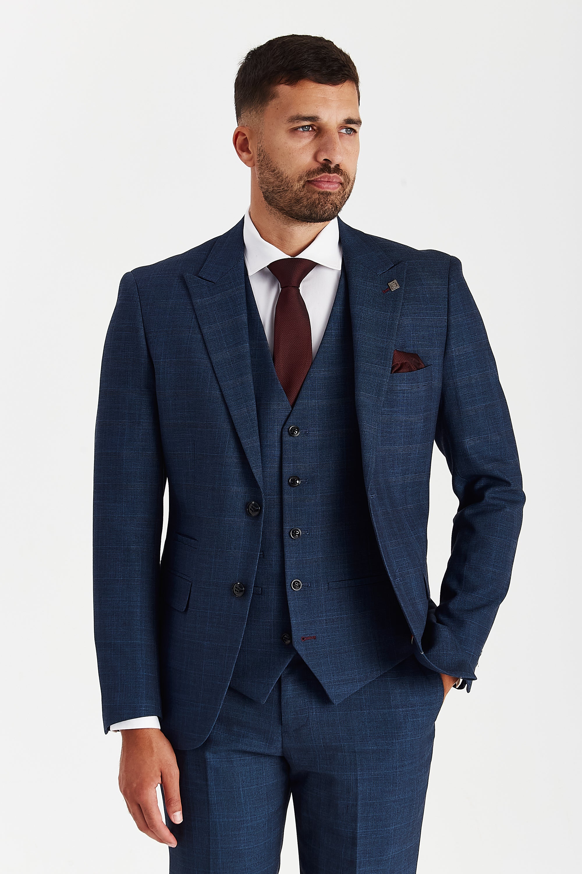 Viceroy Navy Men's Three Piece Suit