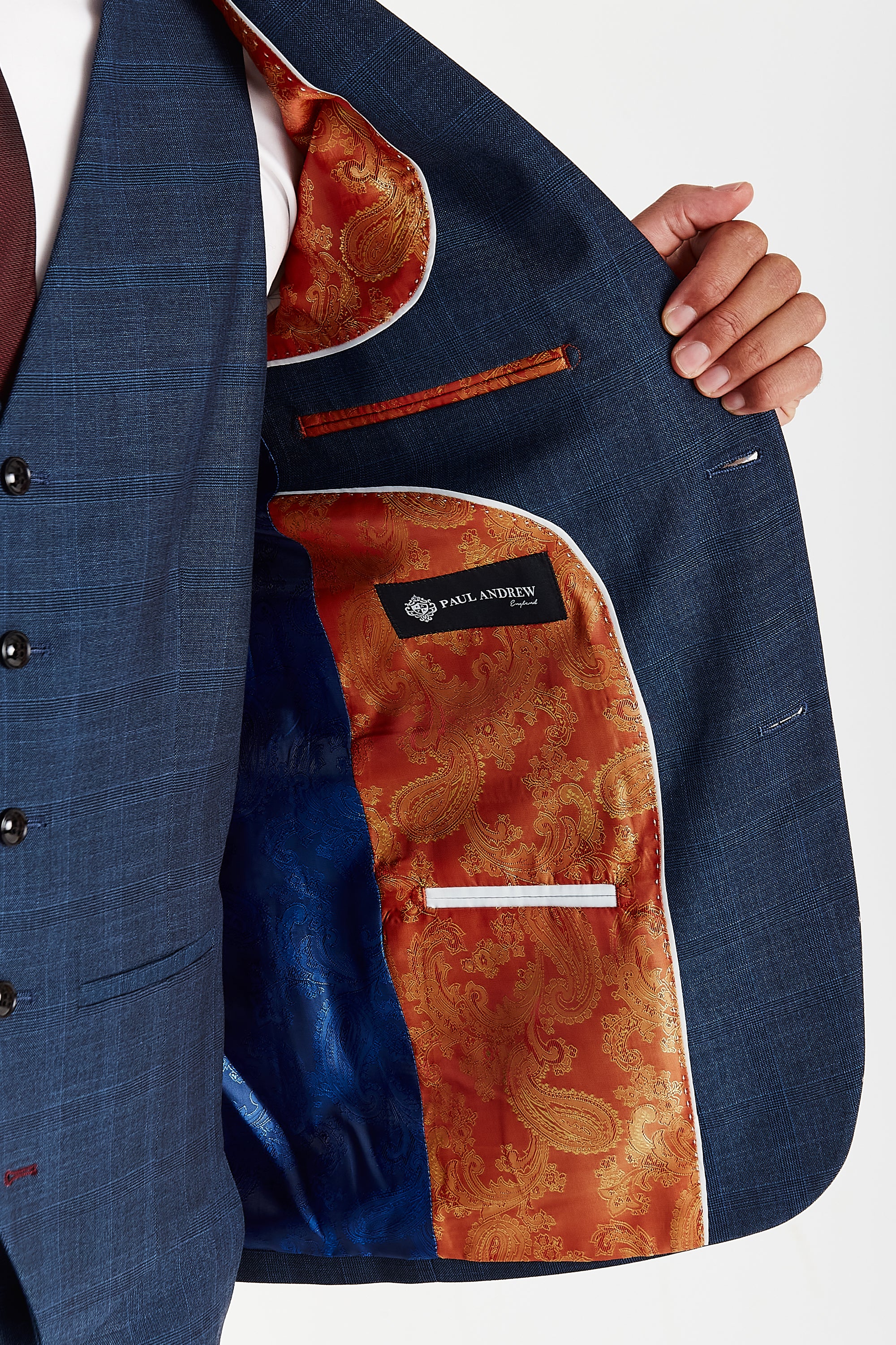 Viceroy - Men's Navy Check Blazer