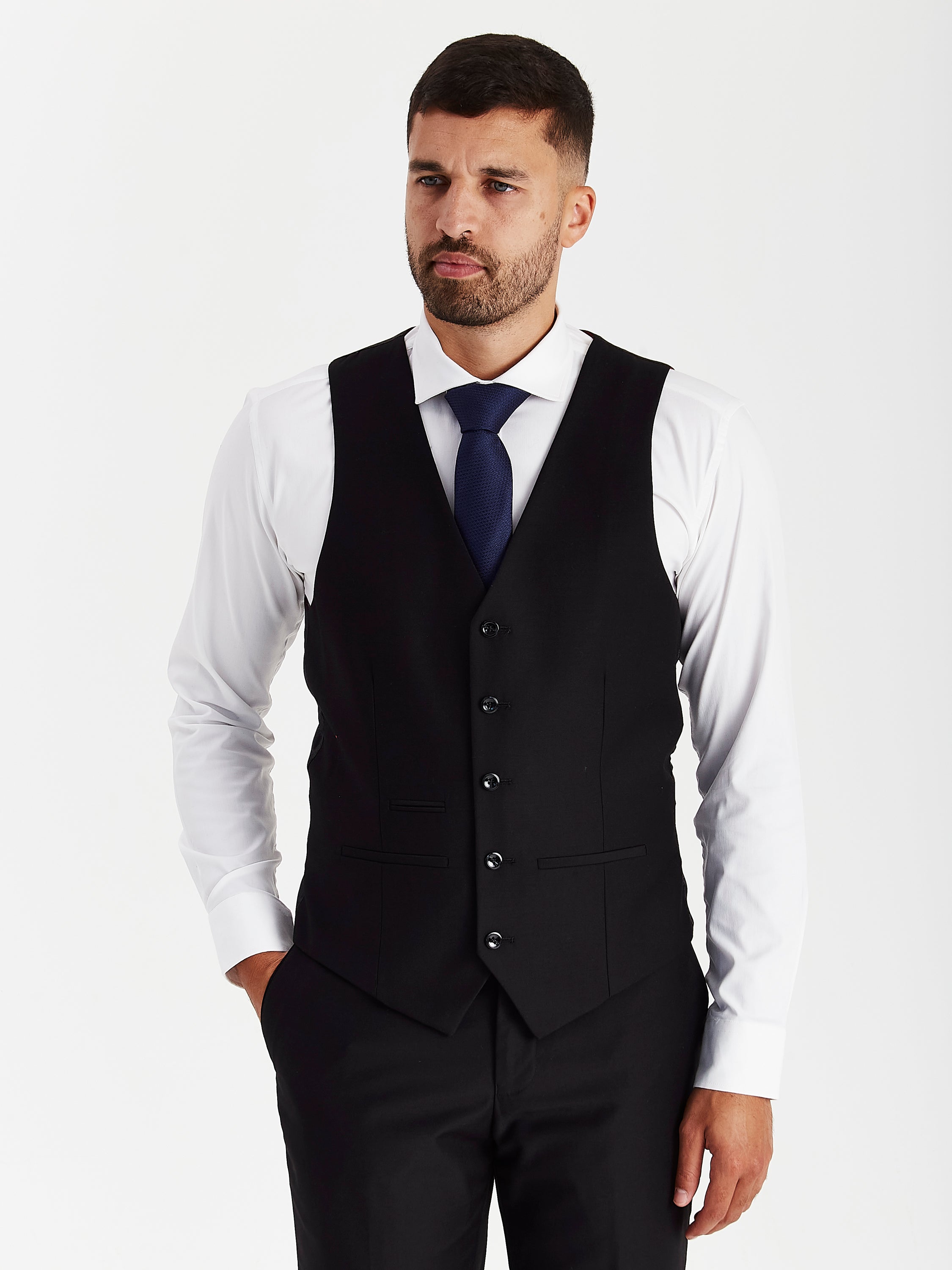 Parker - Men's Black Waistcoat