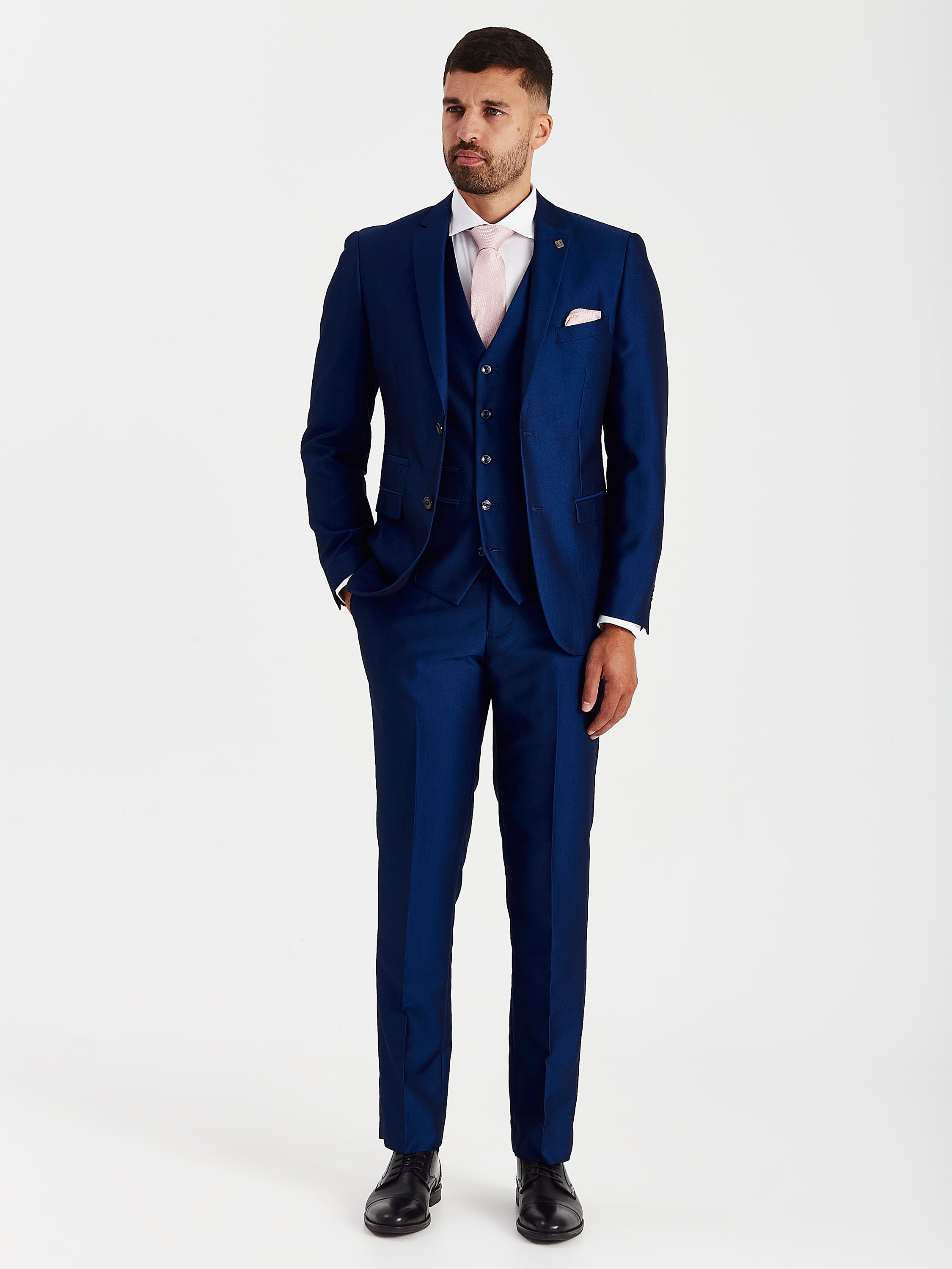 Kingsley Blue Three Piece Suit