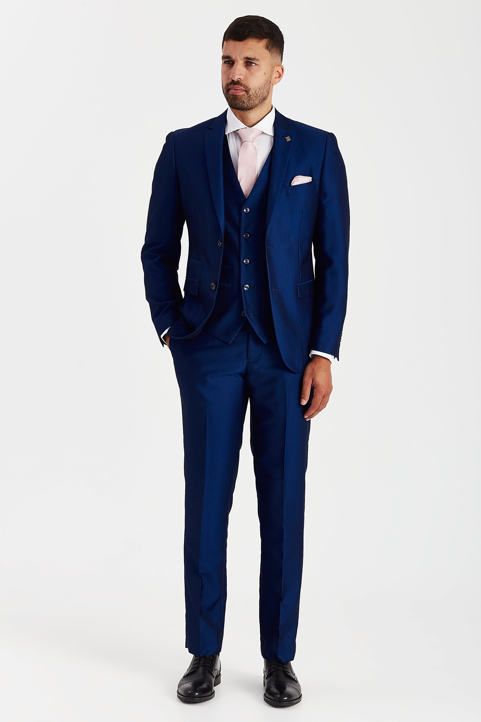 Kingsley Blue Three Piece Suit