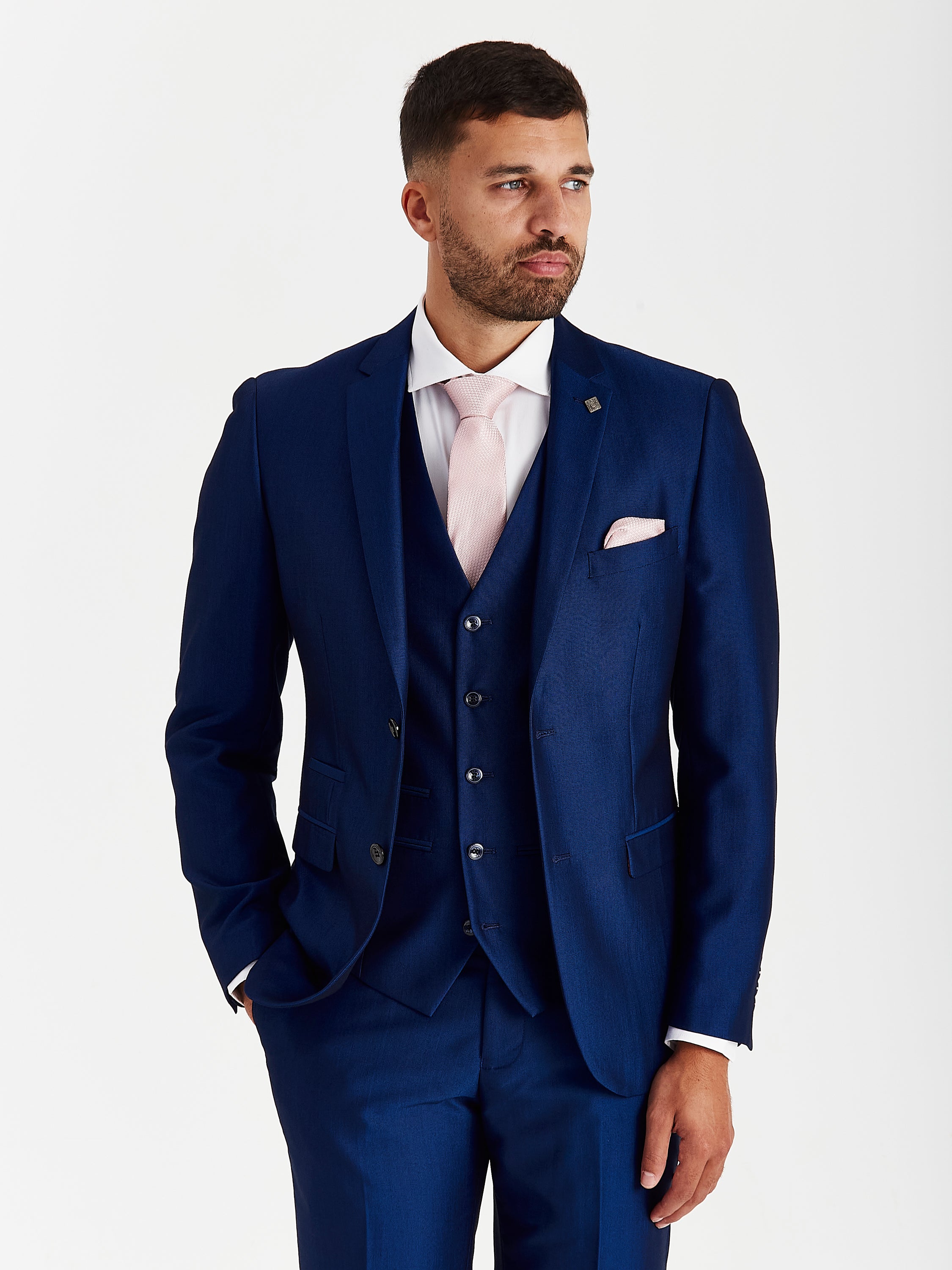 Kingsley Blue Three Piece Suit