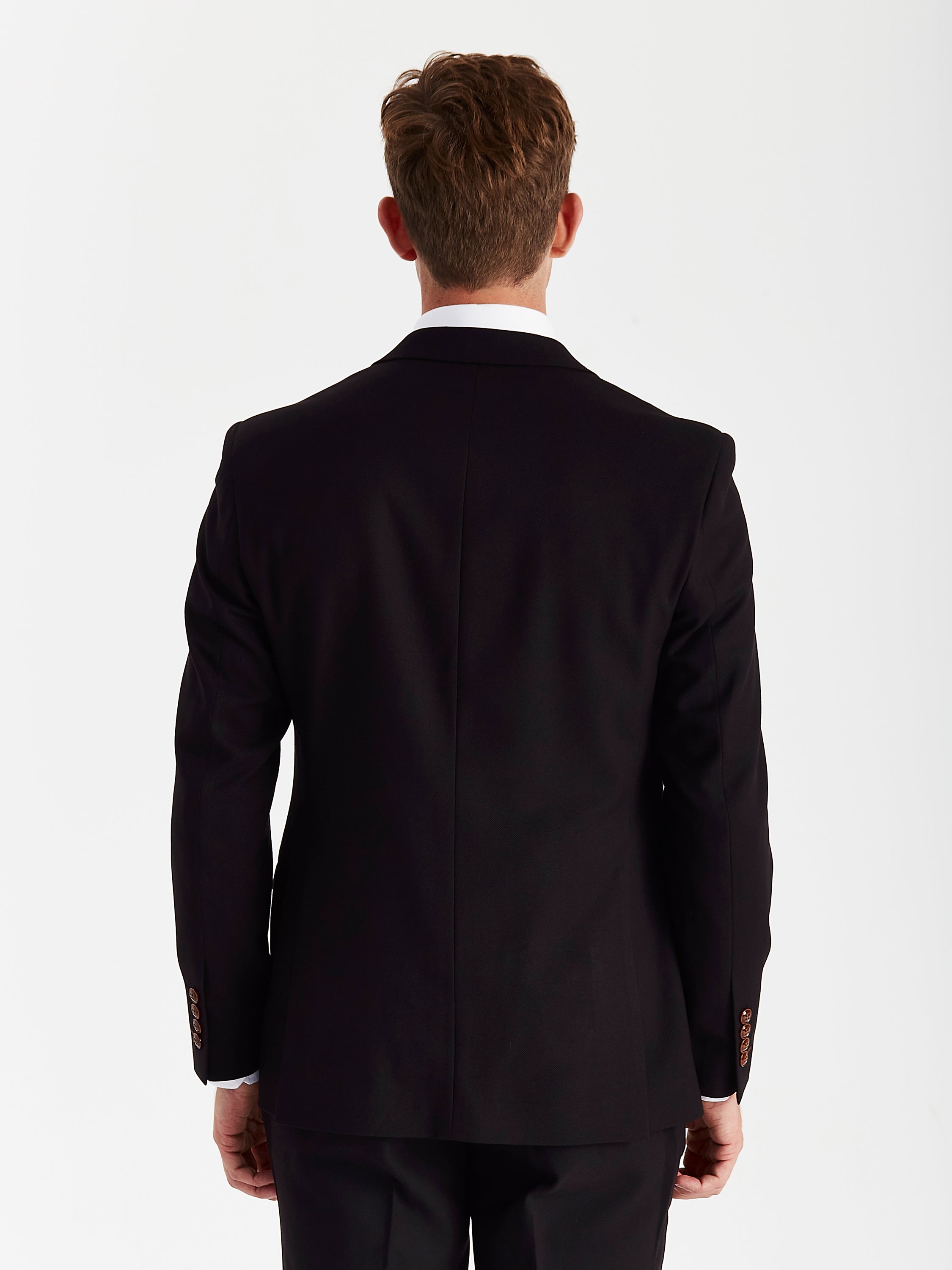 Mayfair - Men's Black Textured Blazer