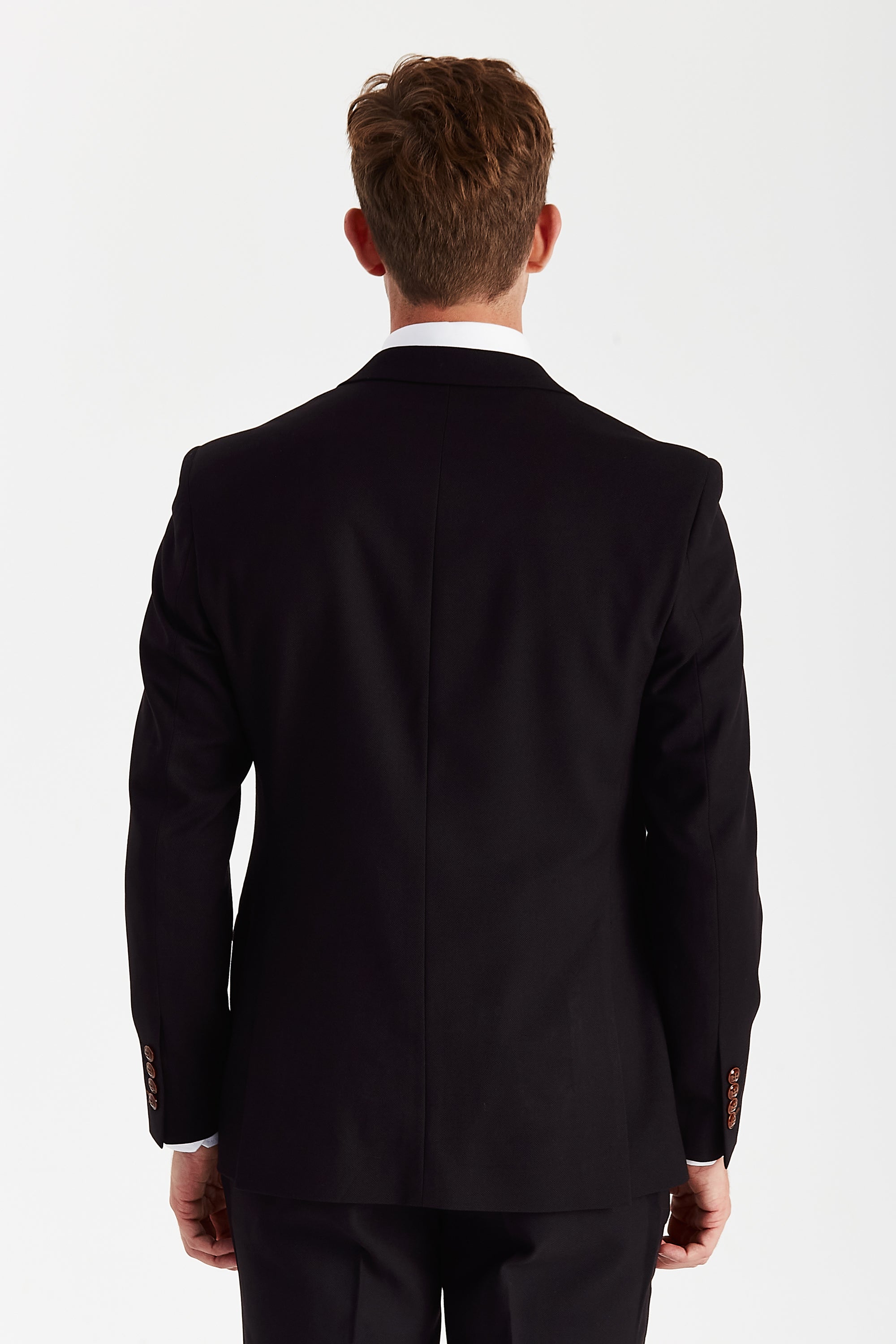 Mayfair Black Textured Two Piece Suit