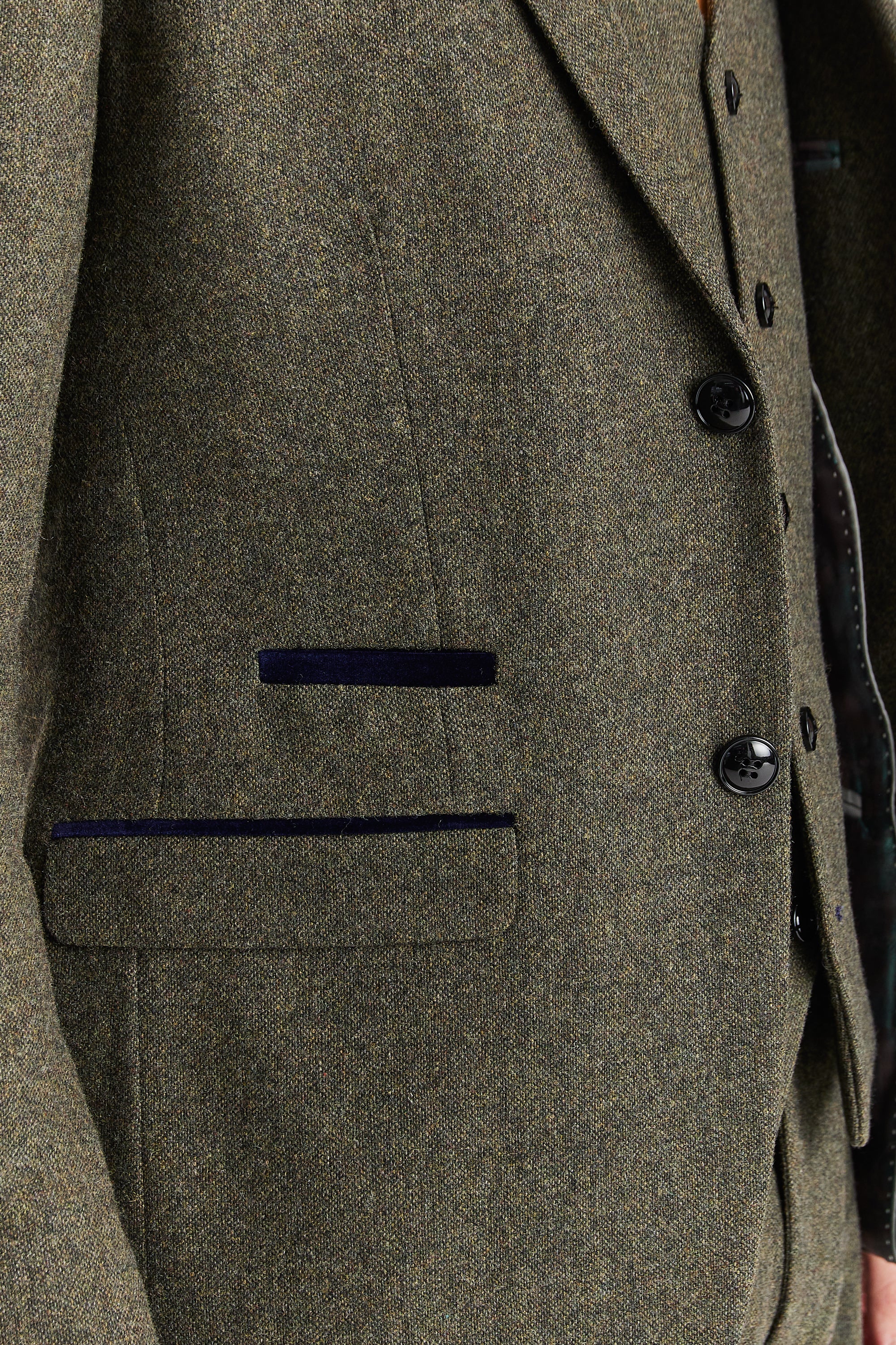 Oscar Green Tweed Three Piece Suit