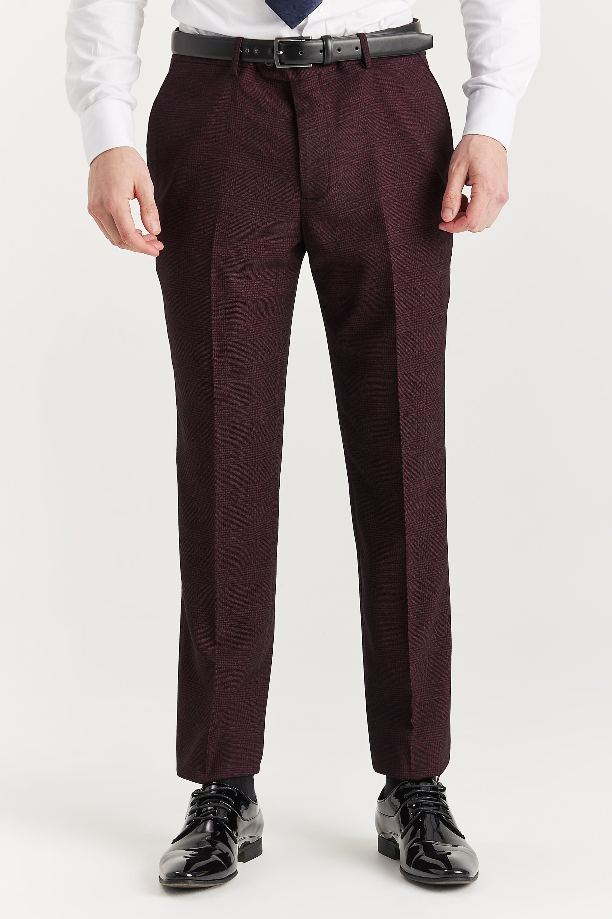 Regent Wine Double-Breasted Suit