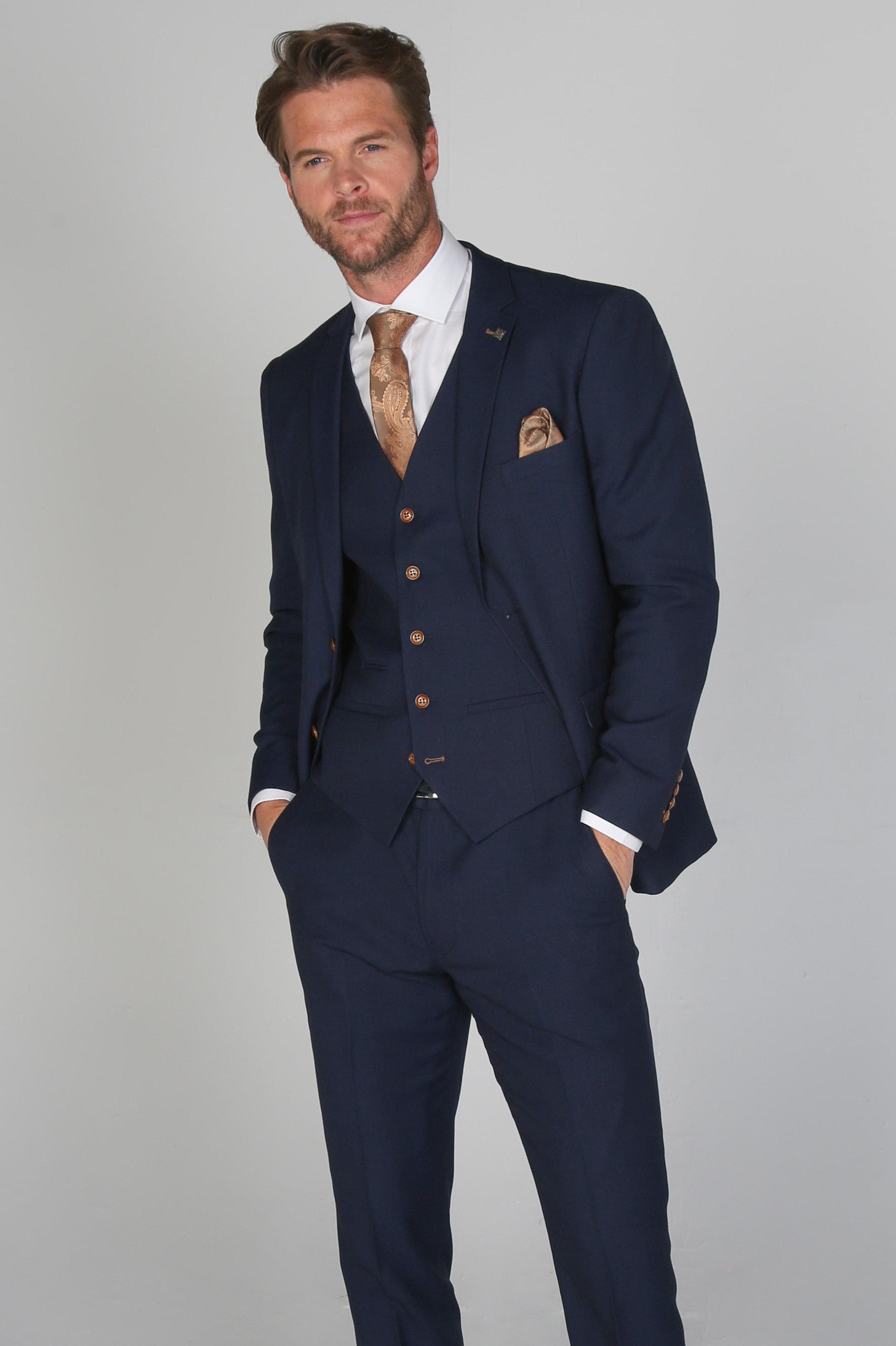 Navy 3 Piece Suit