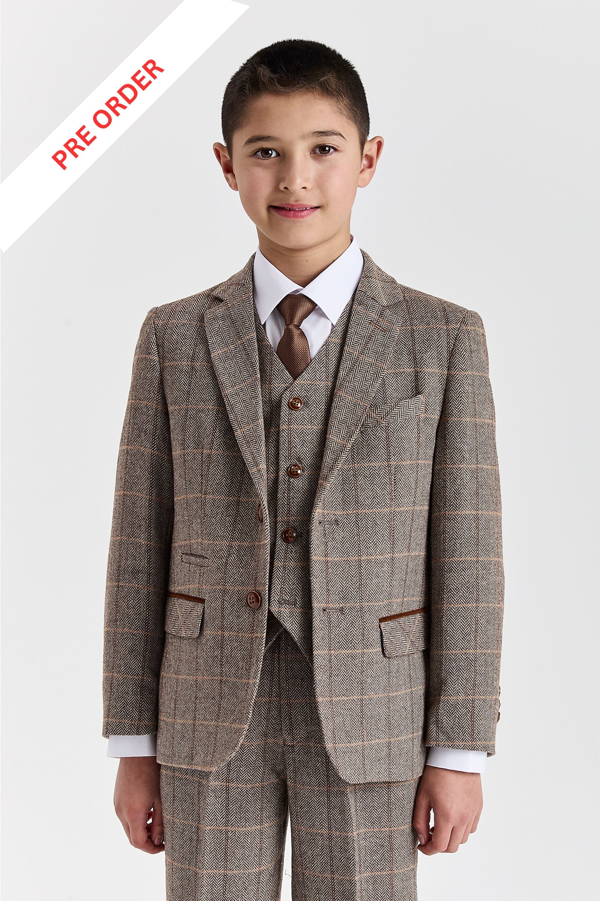 Device - Boy's Harris Brown Three Piece Suit