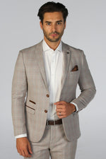 Men's Leo Beige Blazer