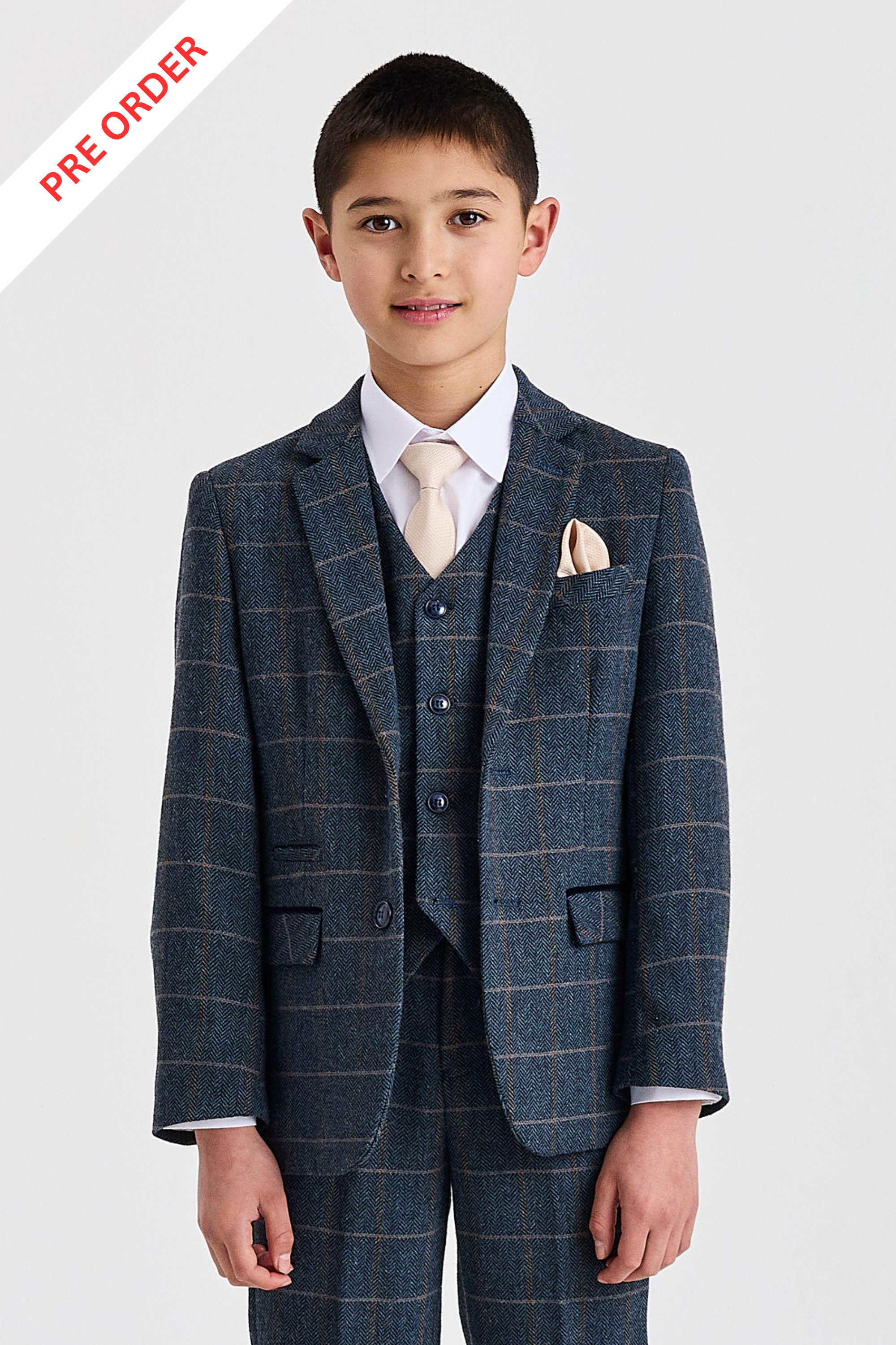 Device - Boy's Harris Navy Three Piece Suit