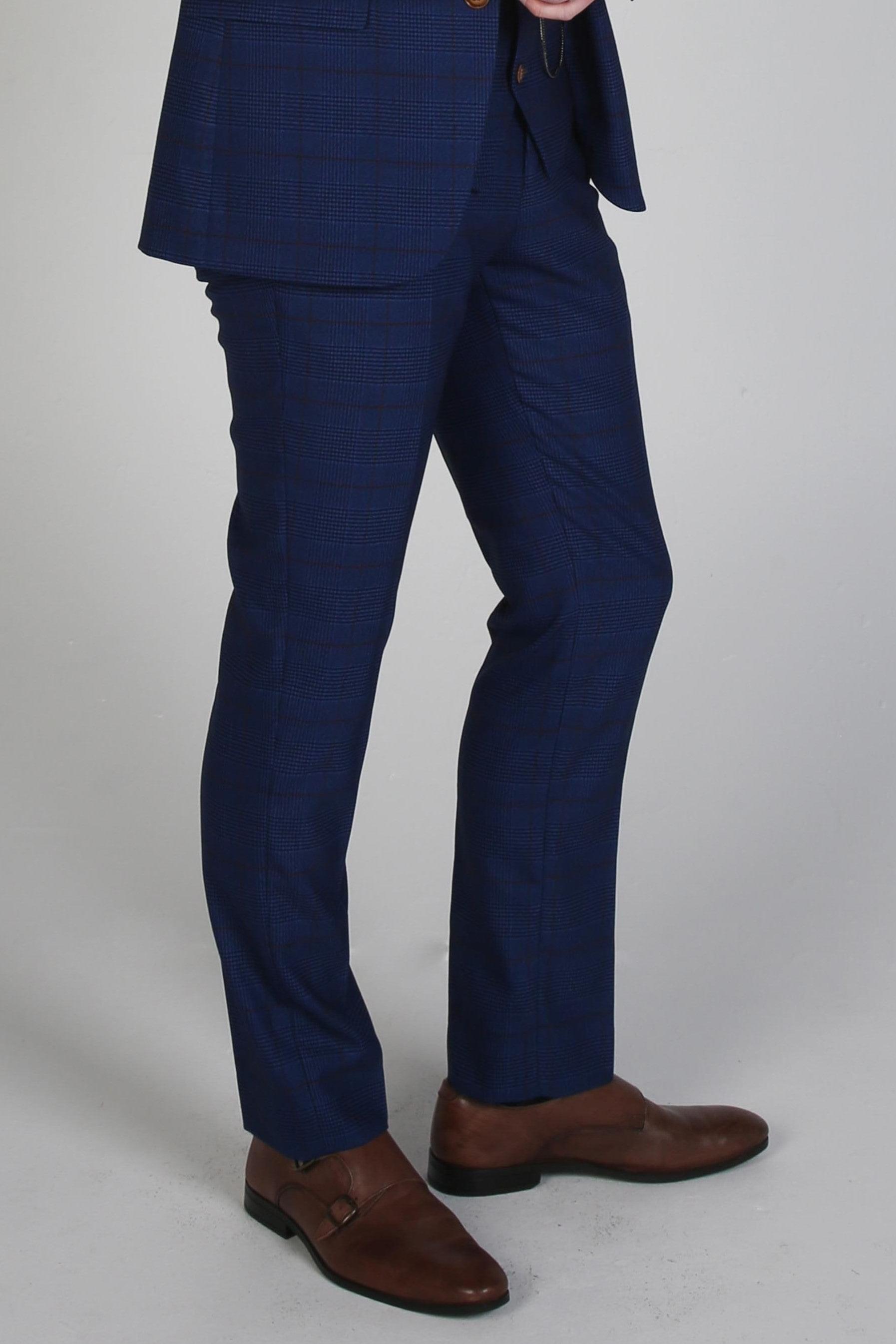 Men's Alex Navy Trousers