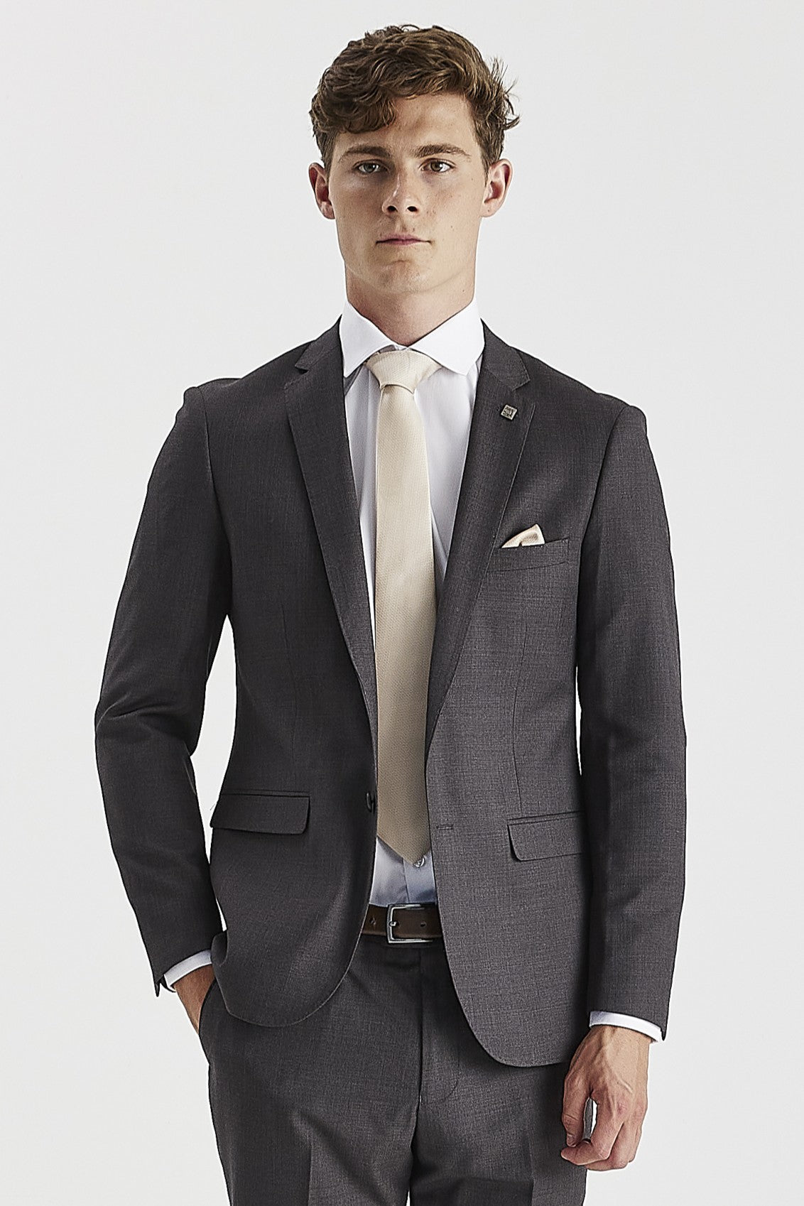 Charles - Men's Charcoal Blazer