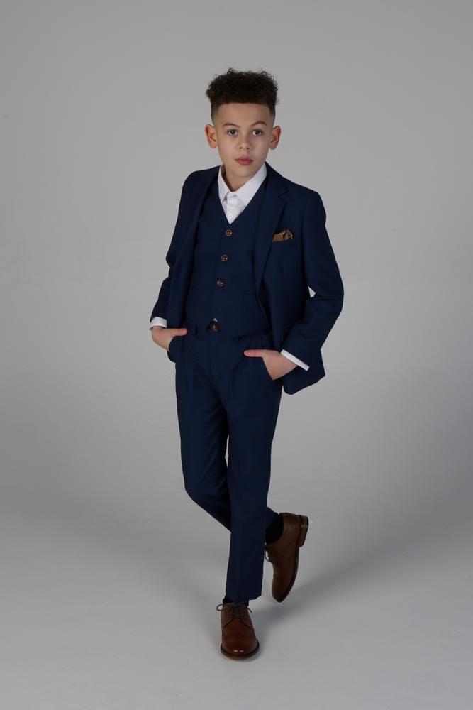 Device - Boy's Alex Navy Three Piece Suit