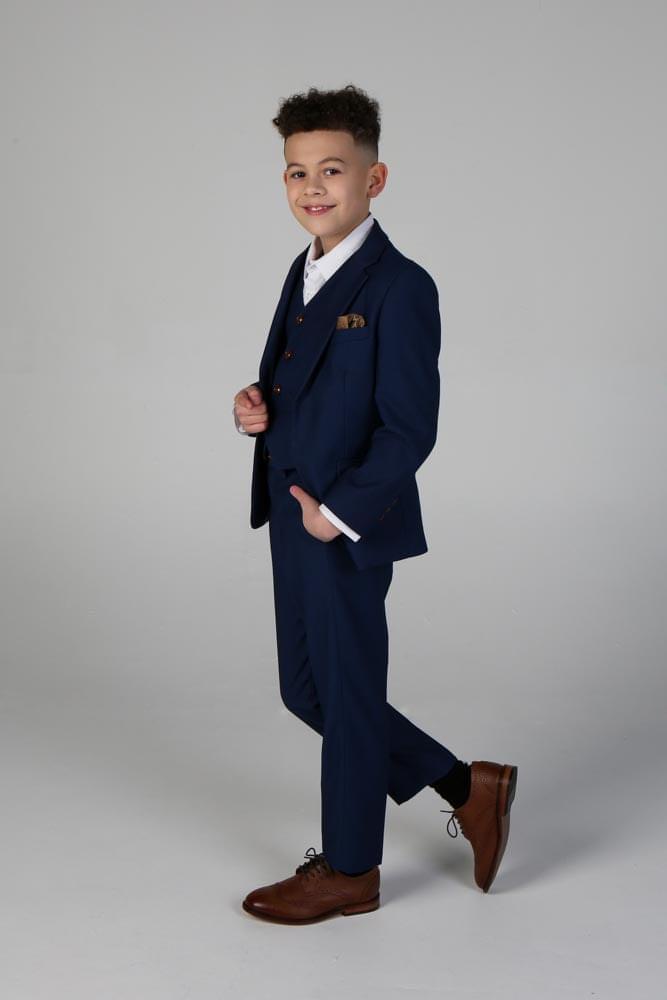 Device - Boy's Alex Navy Three Piece Suit