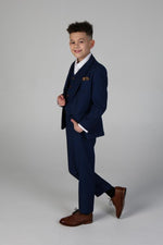 Device - Boy's Mayfair Blue Three Piece Suit