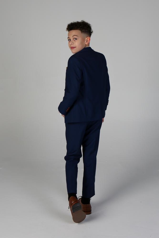 Device - Boy's Mayfair Blue Three Piece Suit